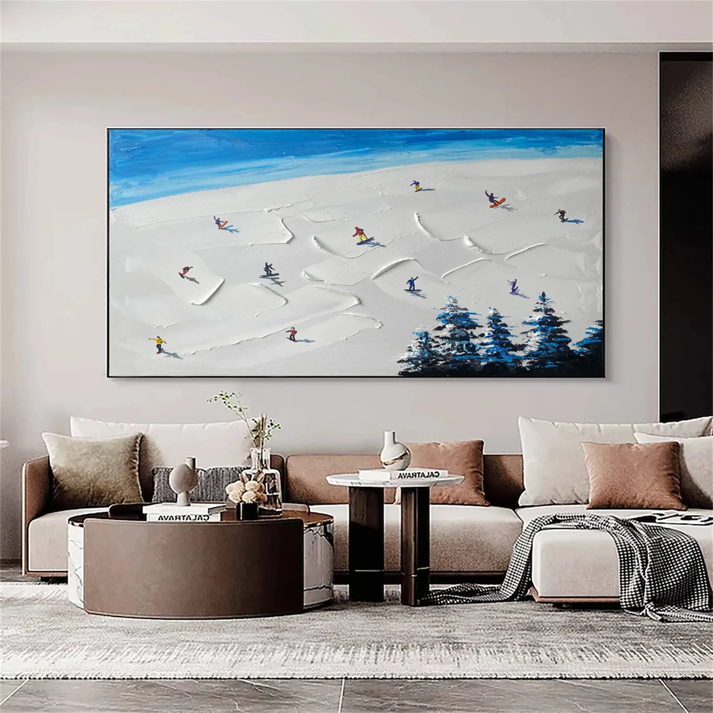 White Textured Minimalist Wall Art #WT155