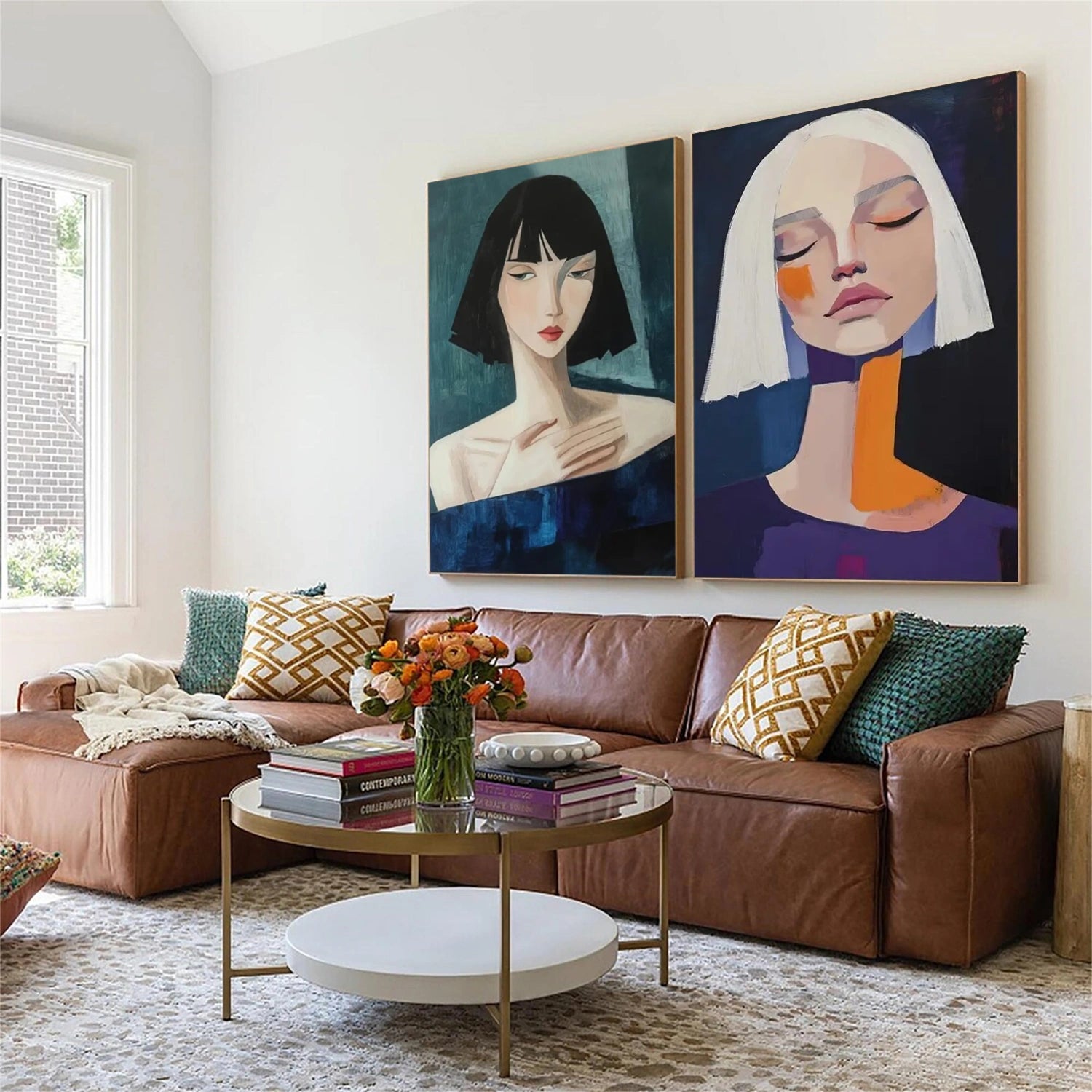 Abstract Portrait Wall Art #WP023