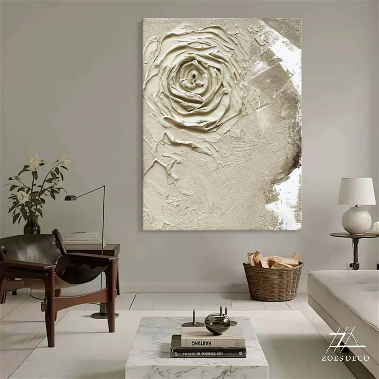 Tree And Flower Painting #TF075