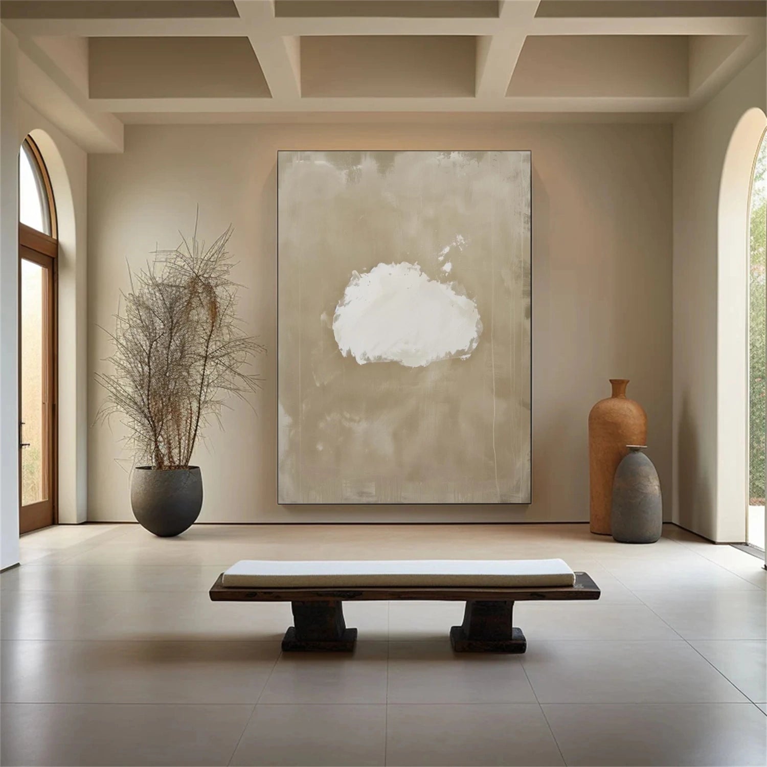 Sky And Ocean Abstract Wall Art #SO337
