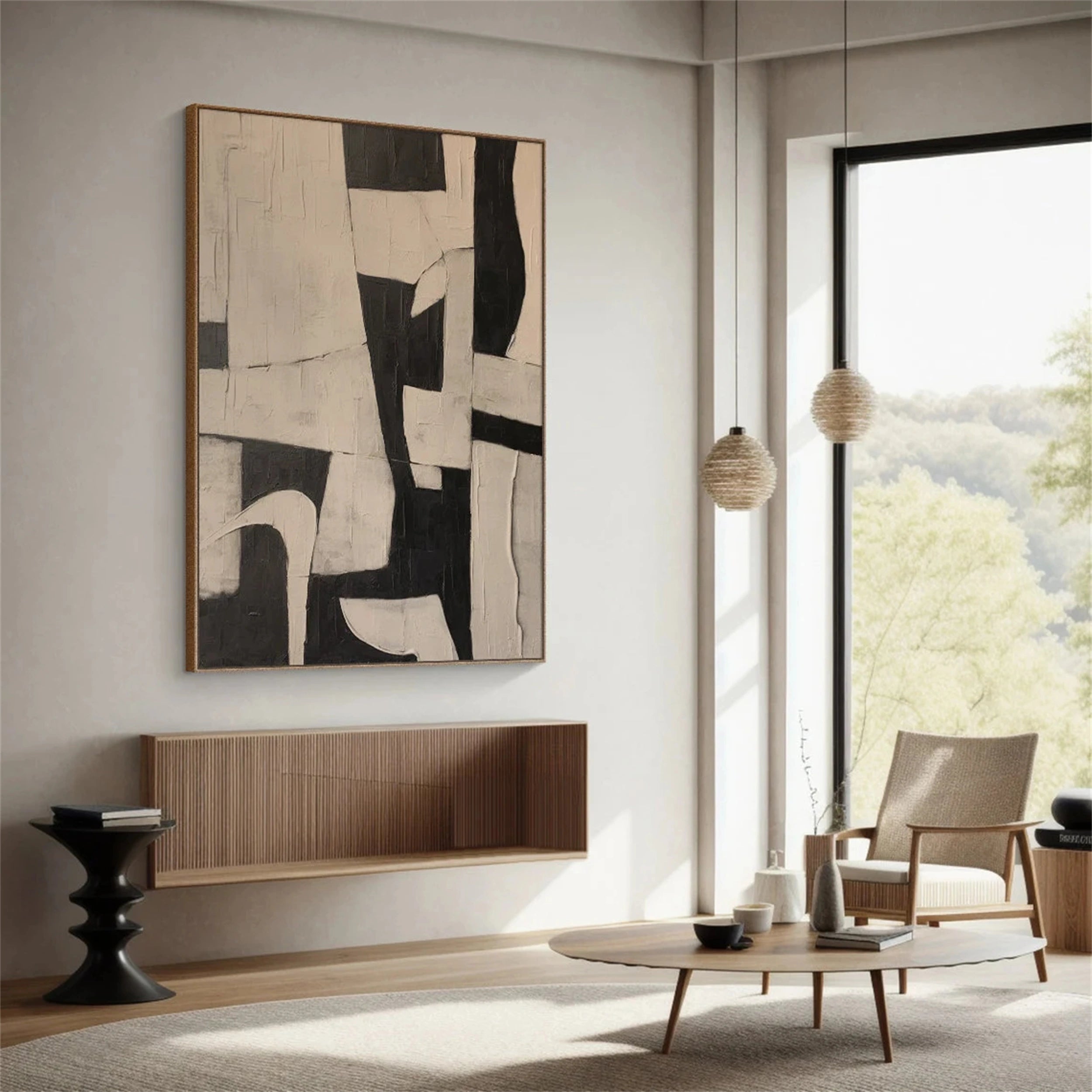 Wabi Sabi Abstract Wall Art #WA123