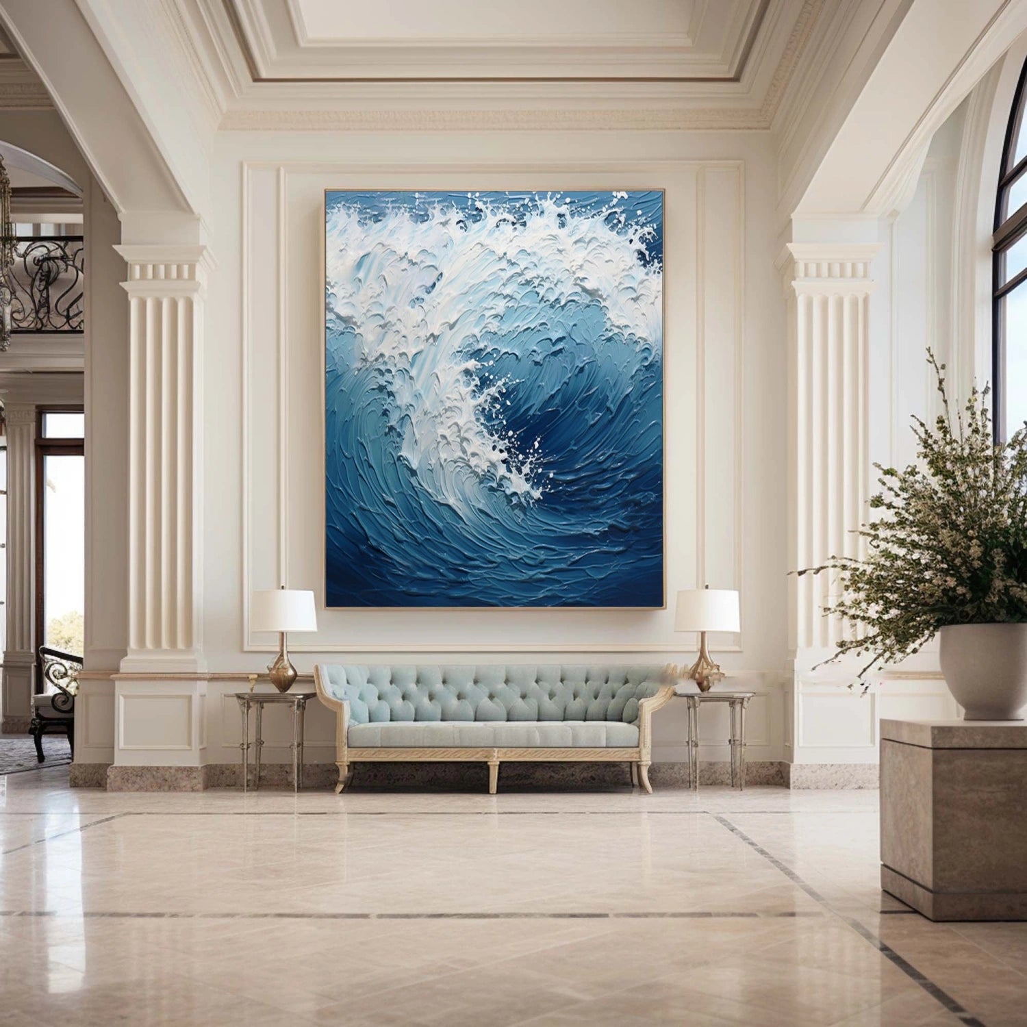 Sky and Ocean Painting #SO186