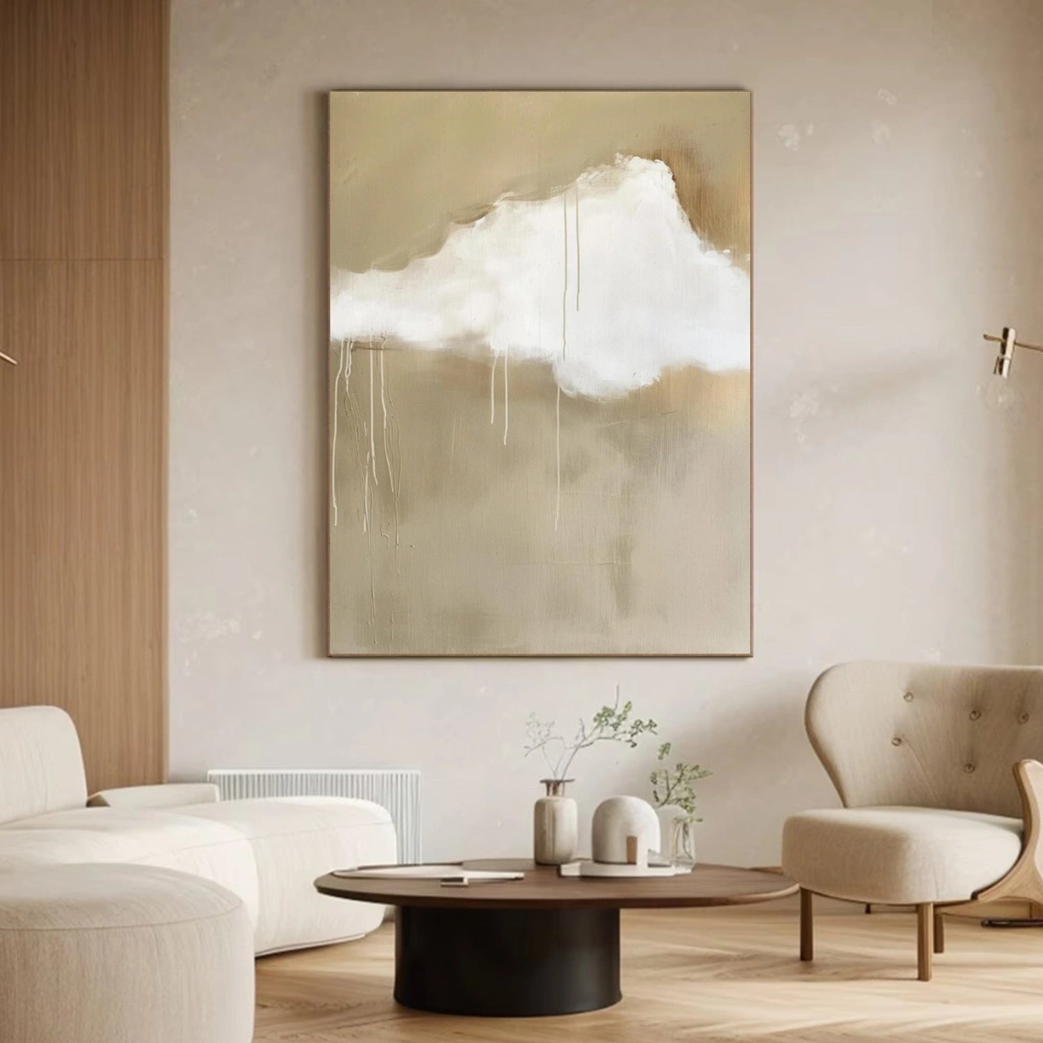 Sky And Ocean Abstract Wall Art #SO339