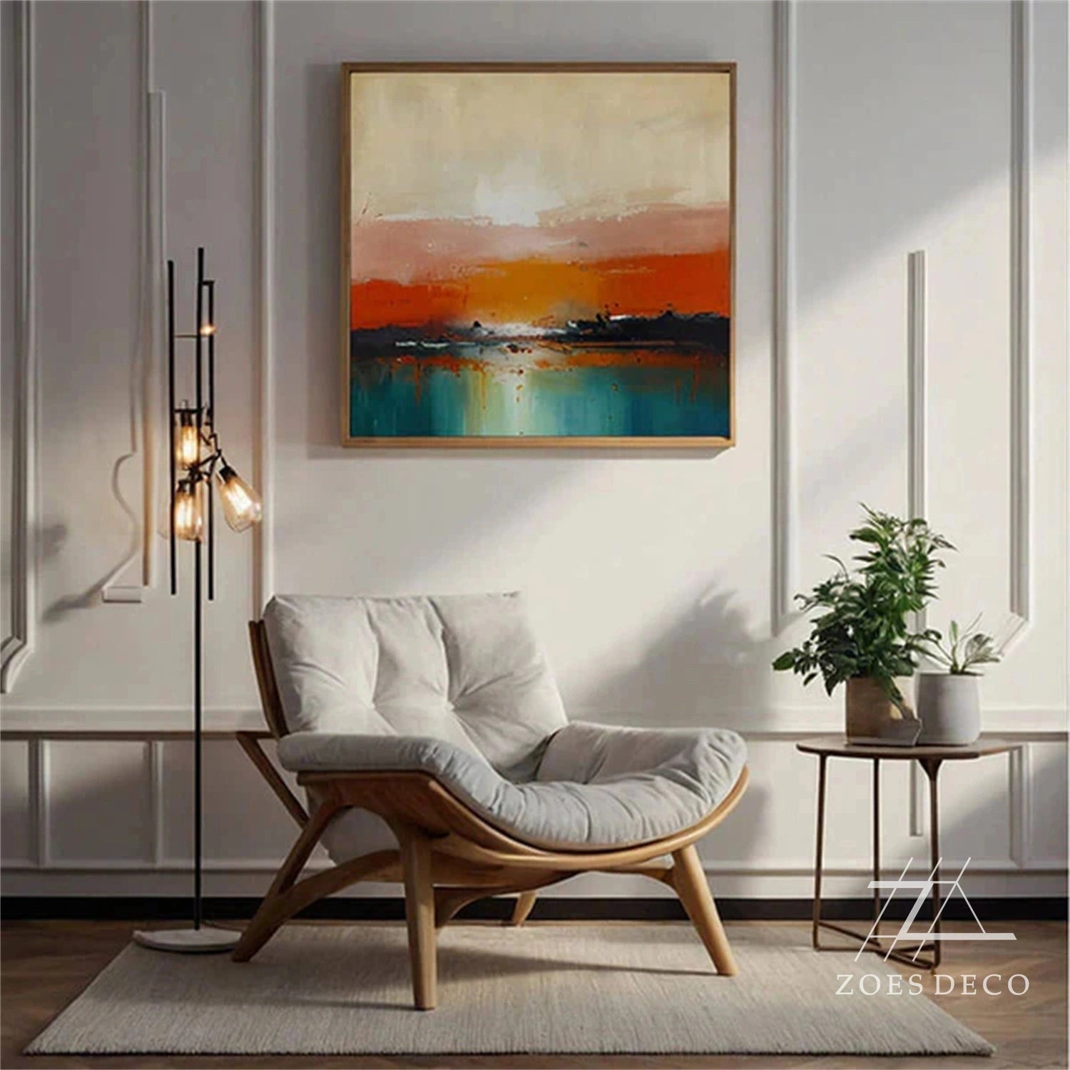 Abstract Texture Wall Art #AW045
