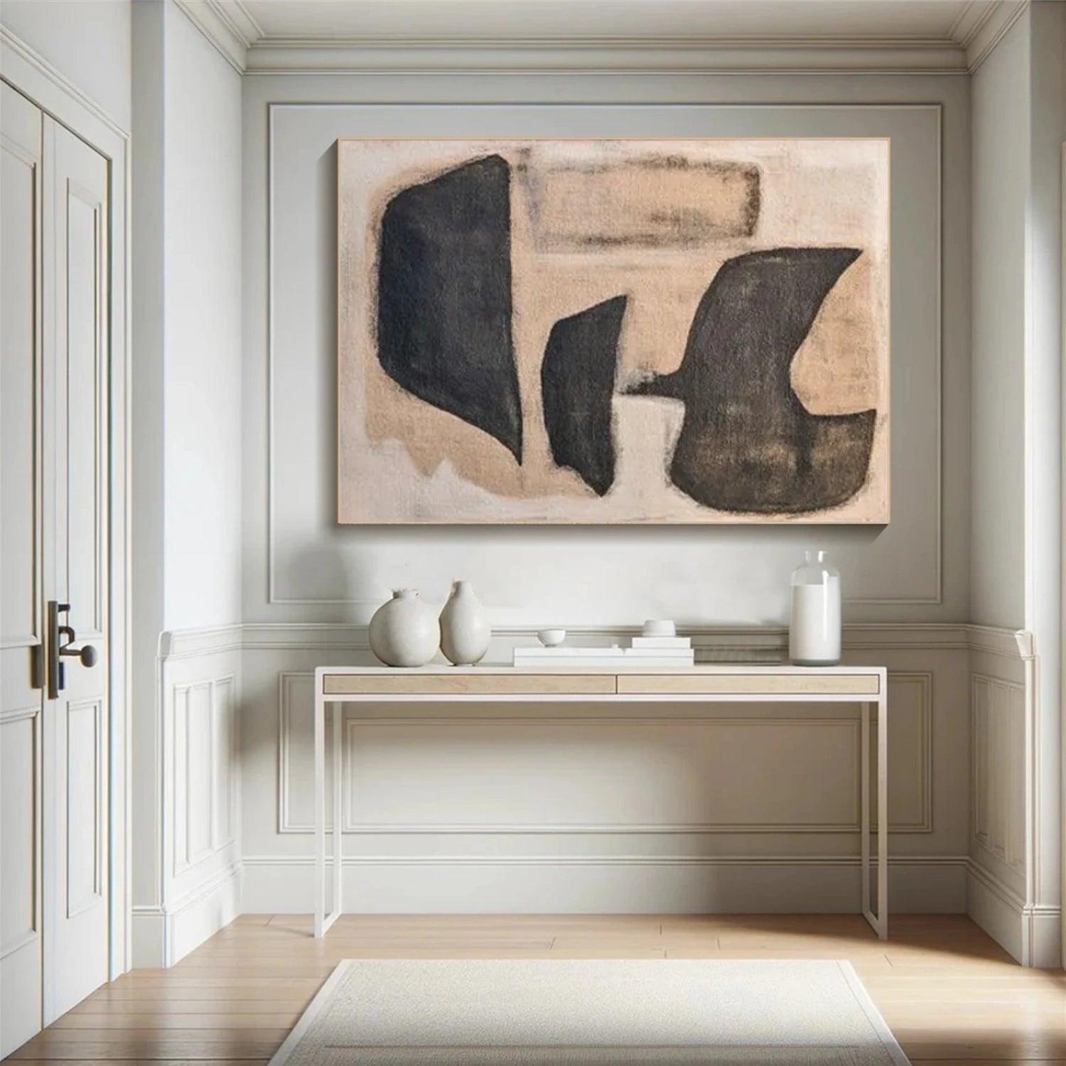 Wabi Sabi Abstract Canvas Art #WA213