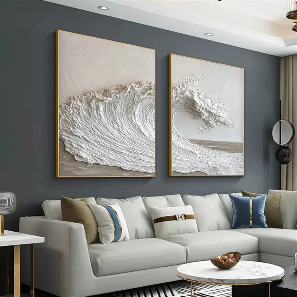 Sky And Ocean Painting Set of 2 #SO173