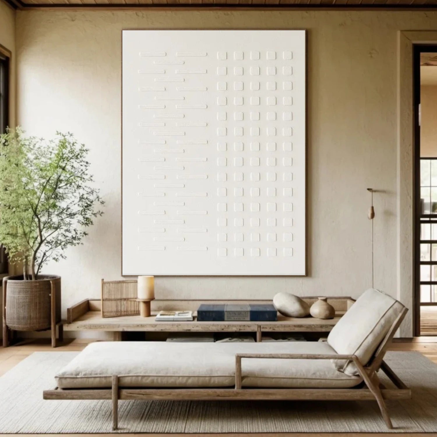 White Minimalist Wall Art #WT244