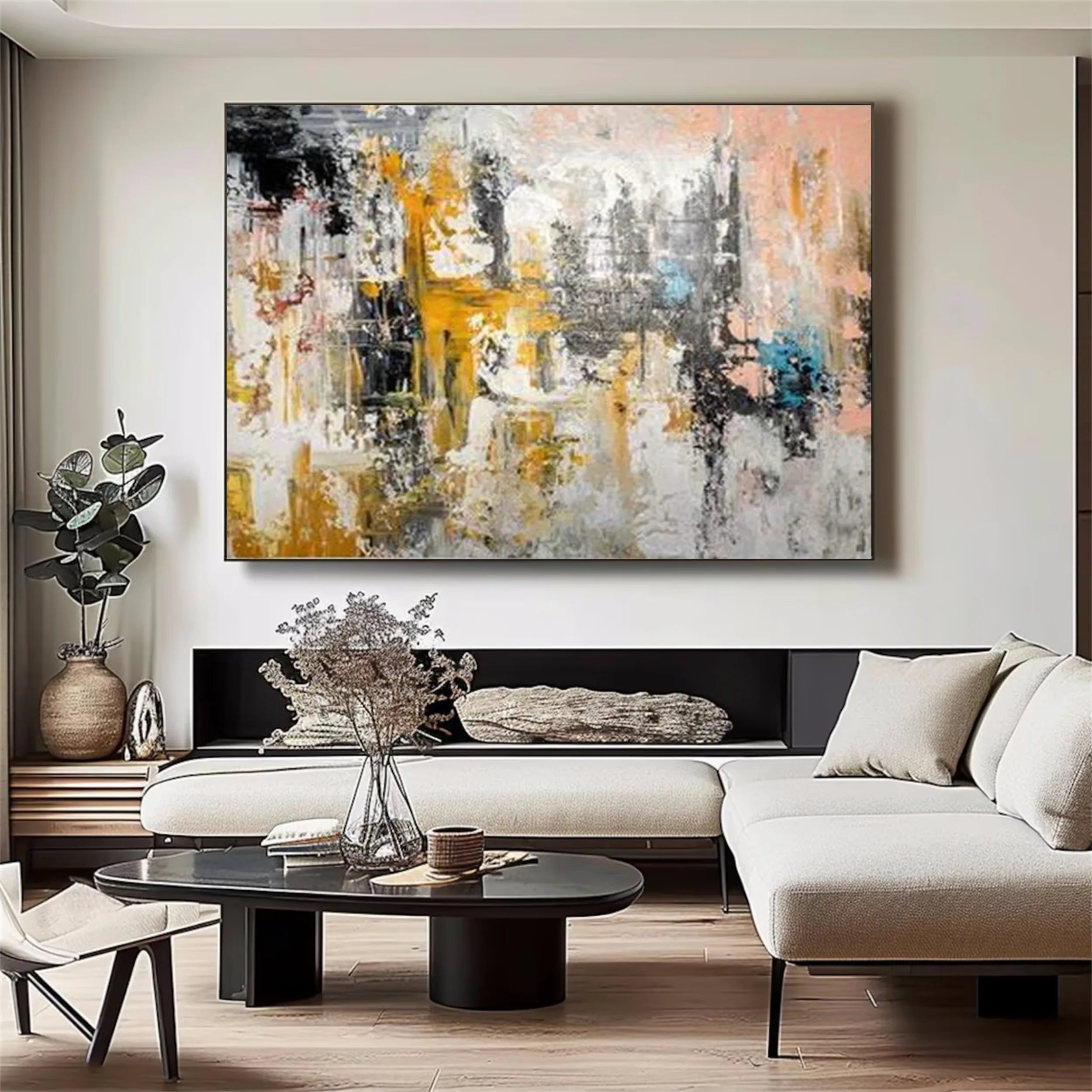 Abstract Texture Wall Art #AW020