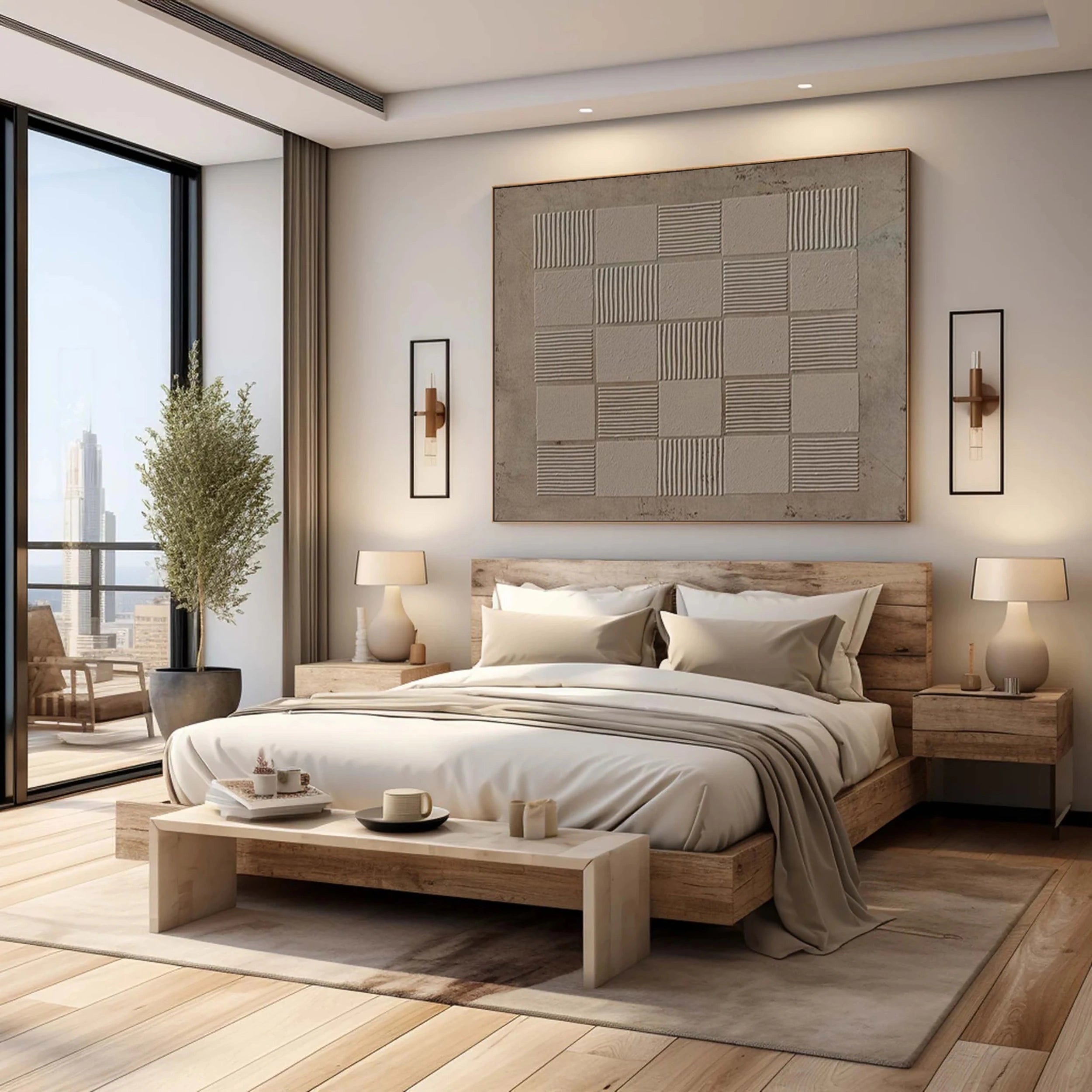 Wabi Sabi Abstract Wall Art #WA115