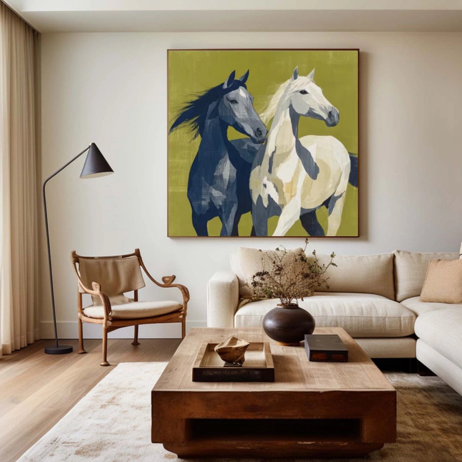 Abstract Animal Horse Wall Art #AT067
