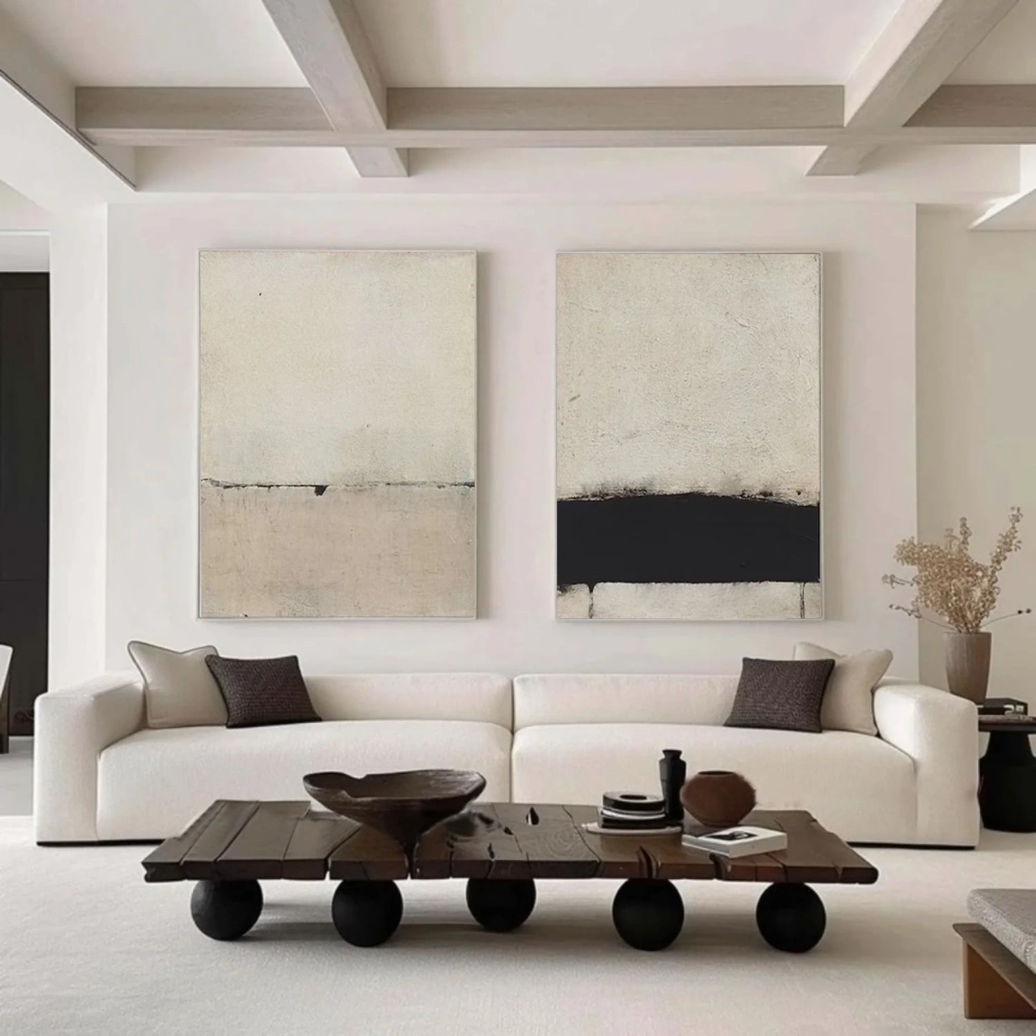 Abstract Texture Wall Art Set of 2 #AW049