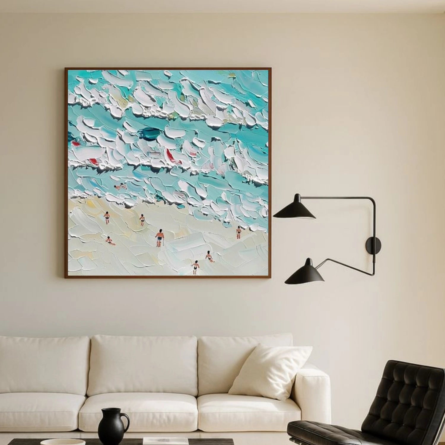 Swimming Sport Textured Wall Art #BA059