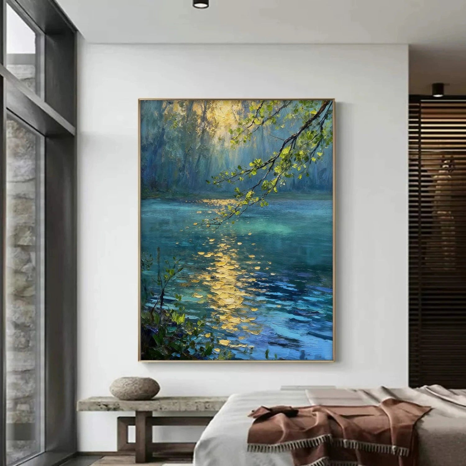 Tree And Flower Abstract Wall Art #TF192