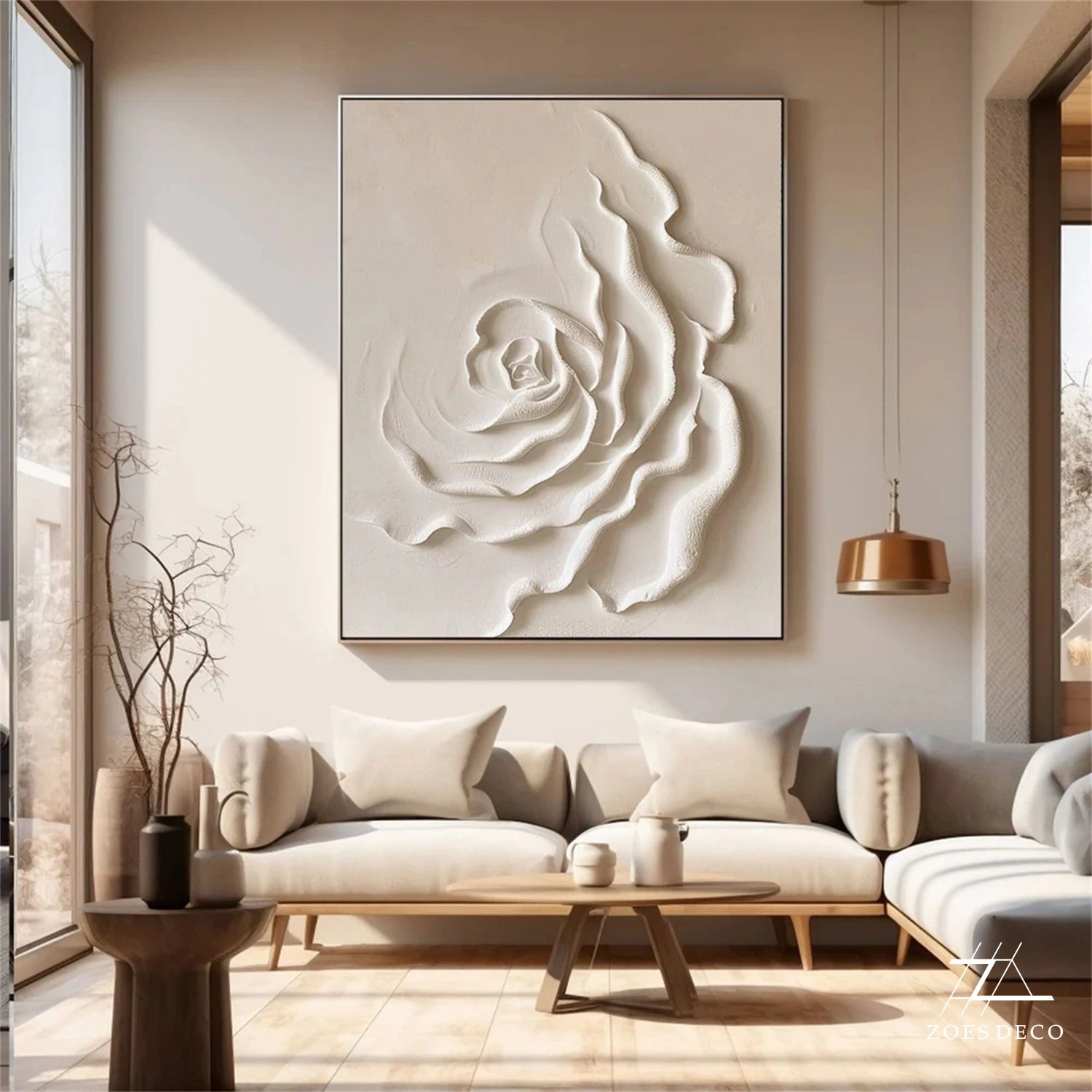 White Flower Painting #TF073