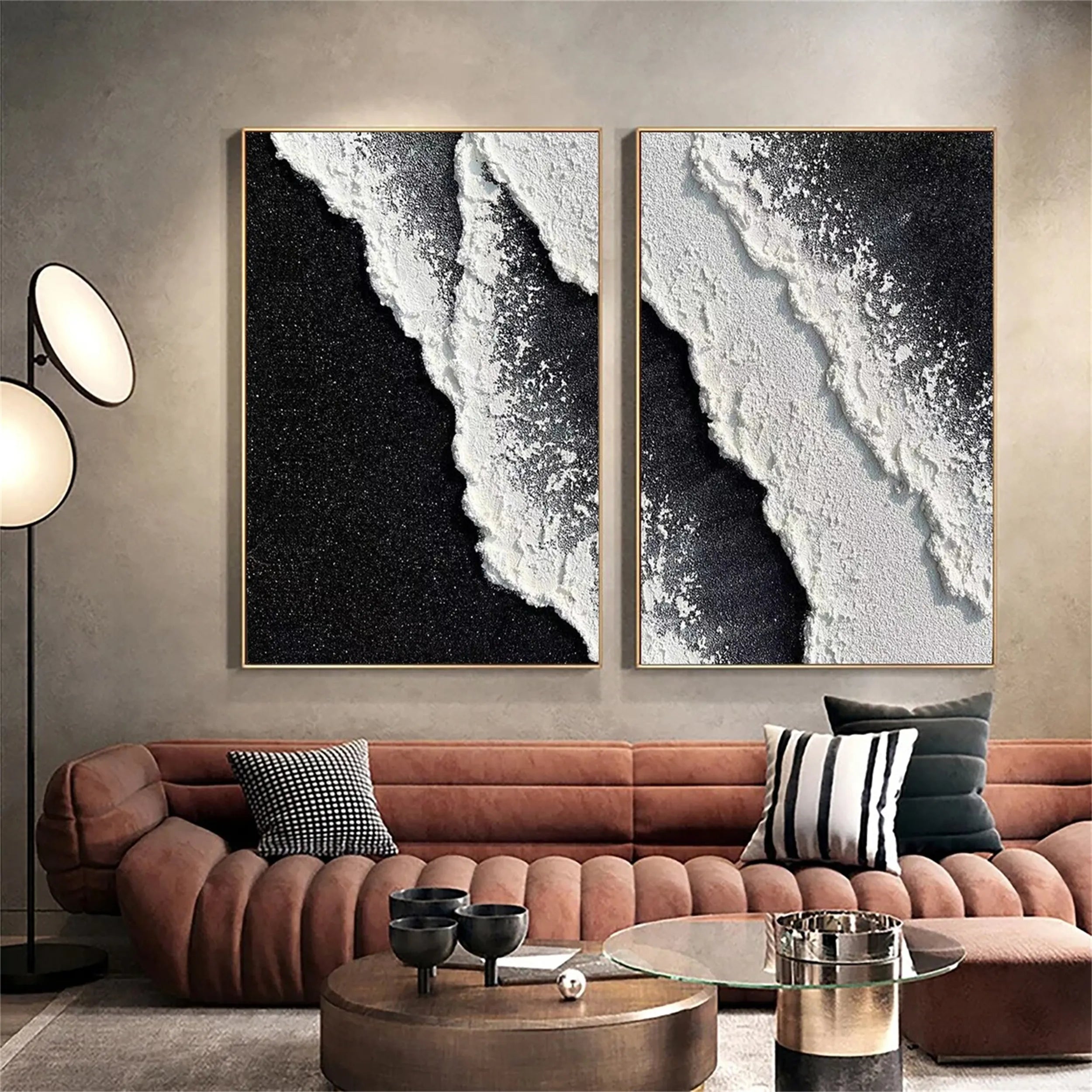 Sky And Ocean Painting Set of 2 #SO080