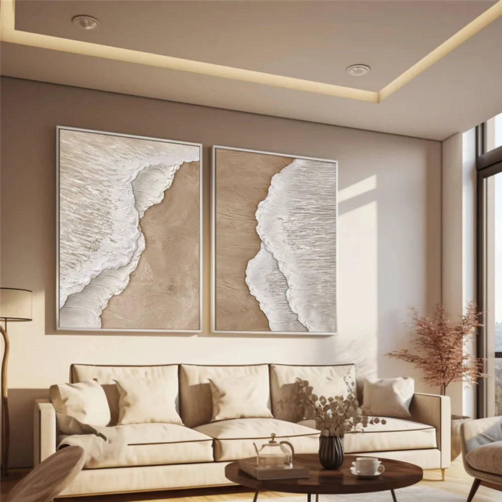 Sky And Ocean Painting Set of 2 #SO105