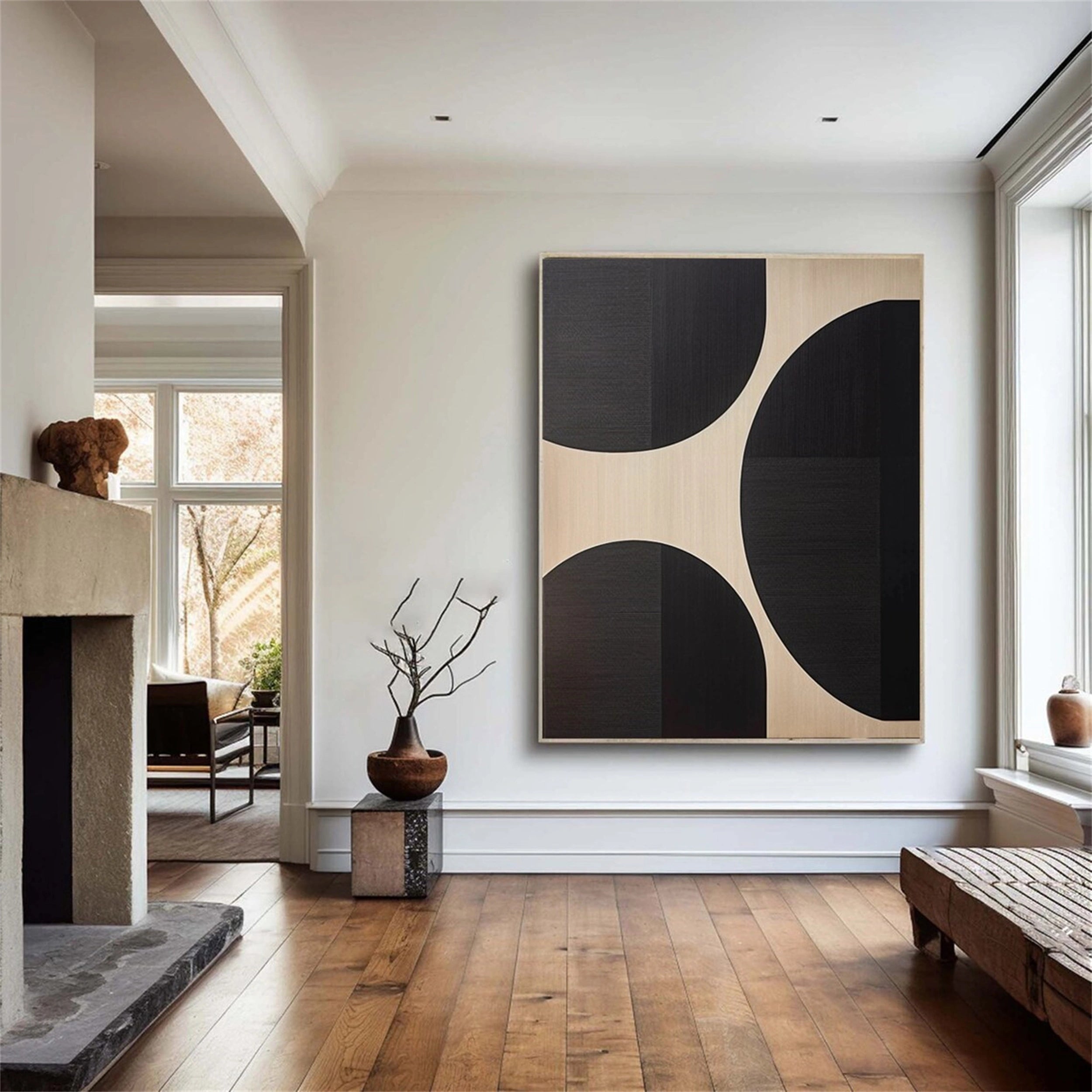 Wabi Sabi Abstract Wall Art #WA126