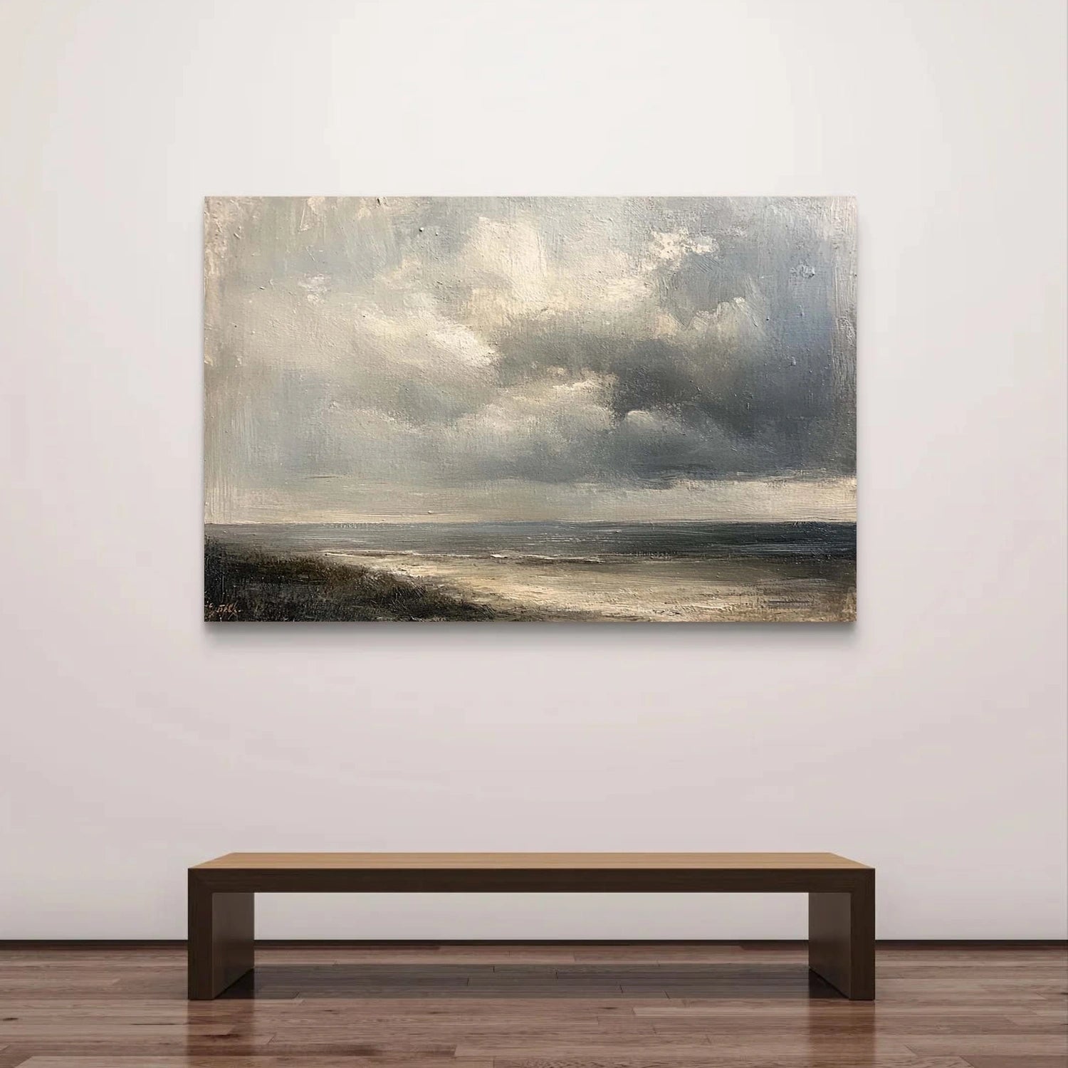 Sky And Ocean Abstract Wall Art #SO403