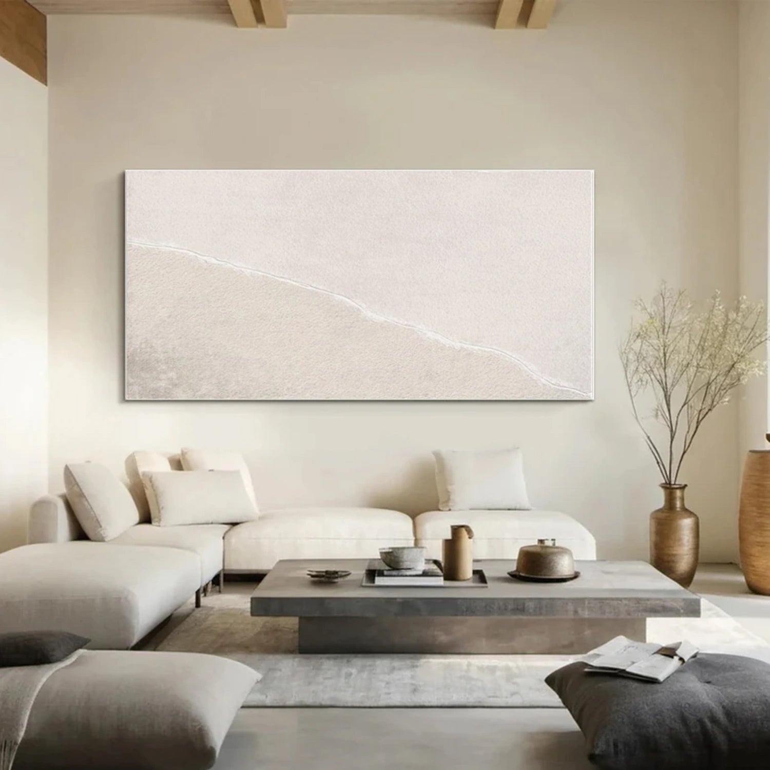 White Minimalist Wall Art #WT252