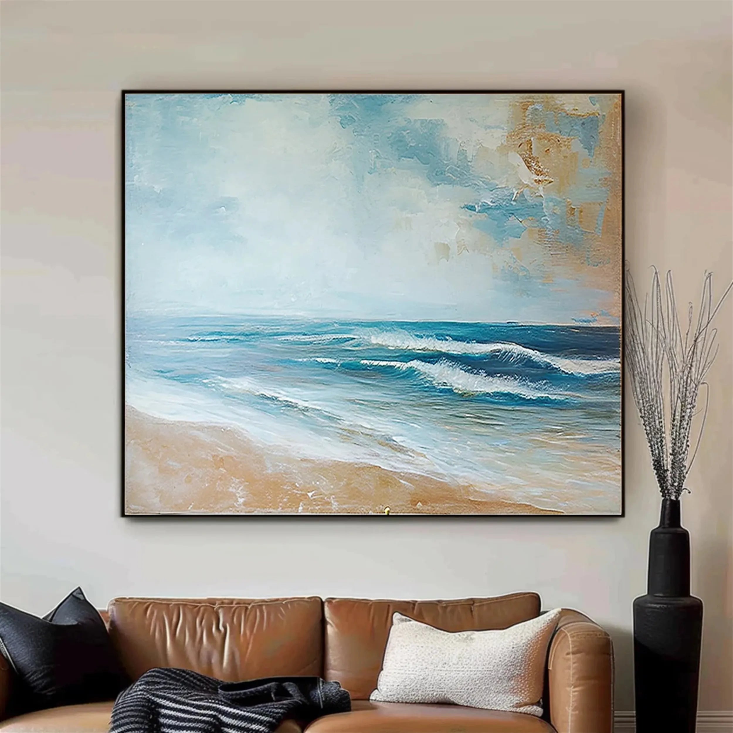 Sky And Ocean Painting #SO100