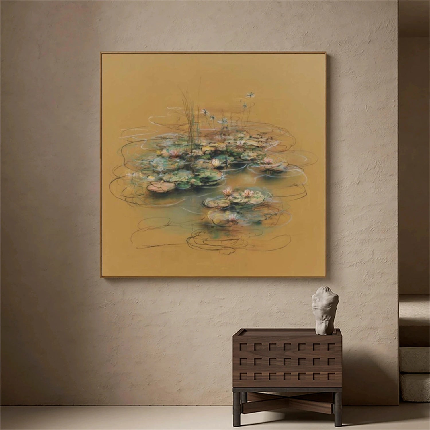 Tree And Flower Abstract Wall Art #TF148