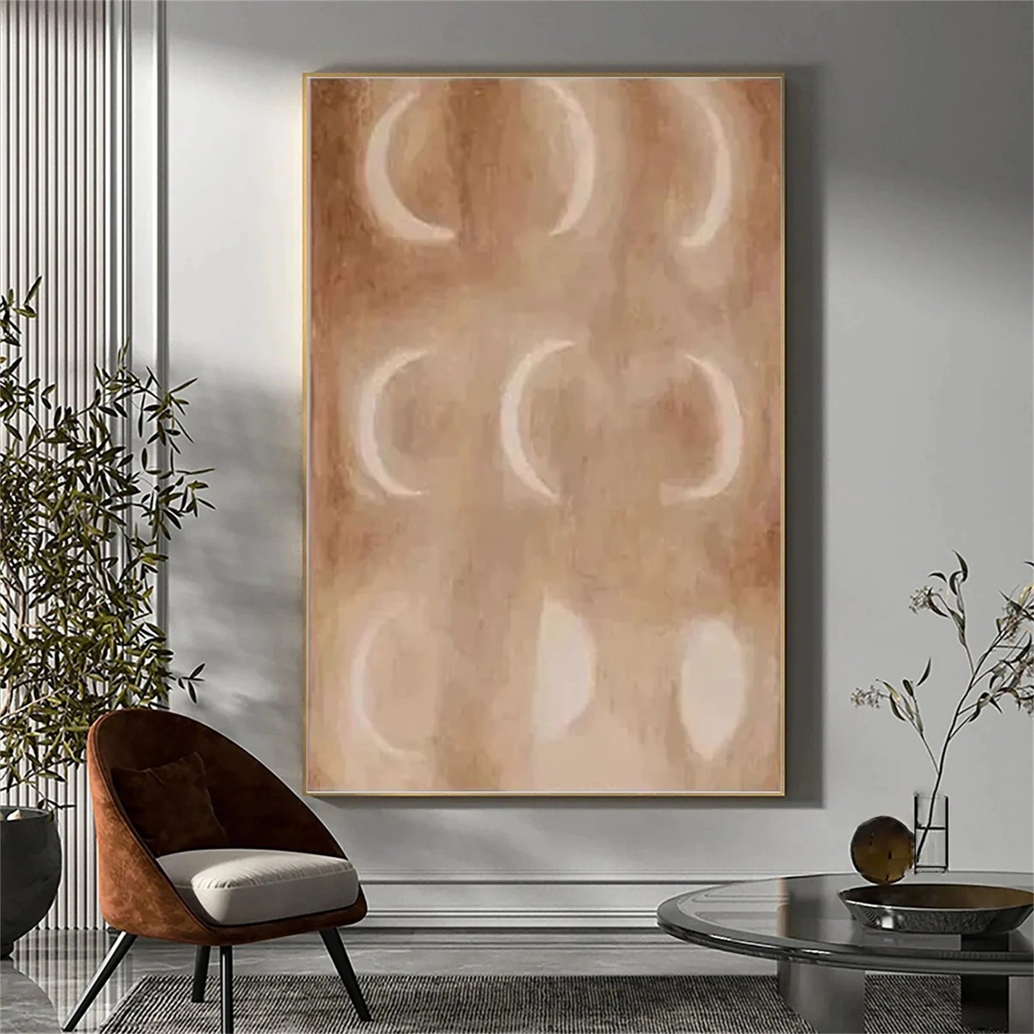 Wabi Sabi Abstract Canvas Art #WA210