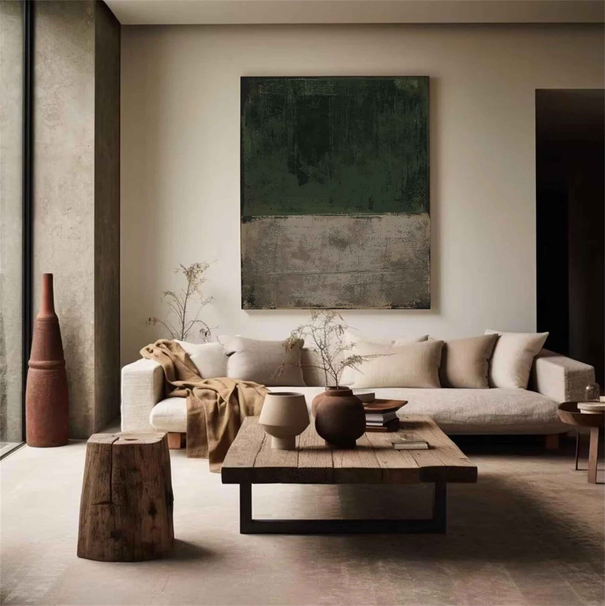 Wabi Sabi Abstract Wall Art #WA100