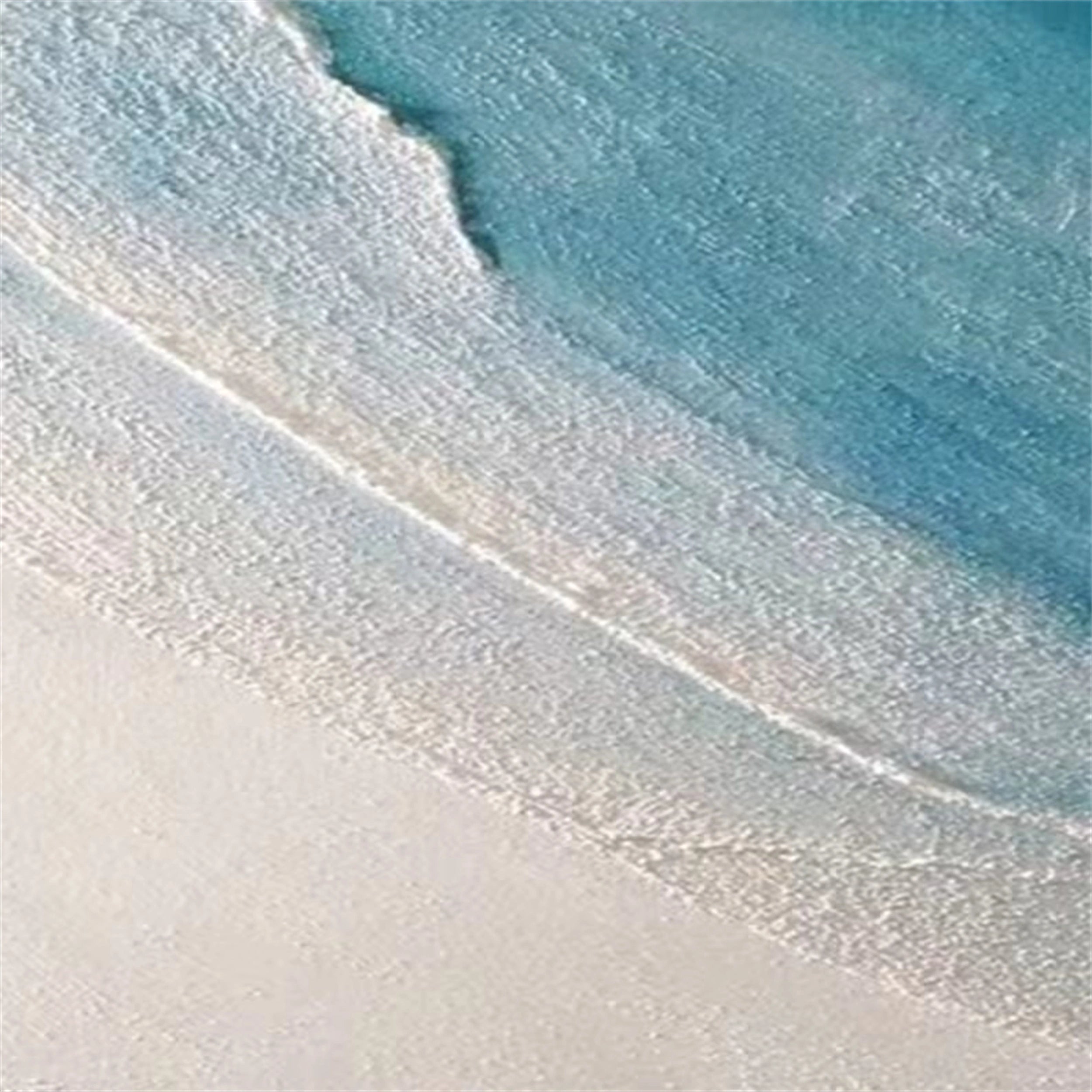 Blue Textured Minimalist Wall Art #BL014
