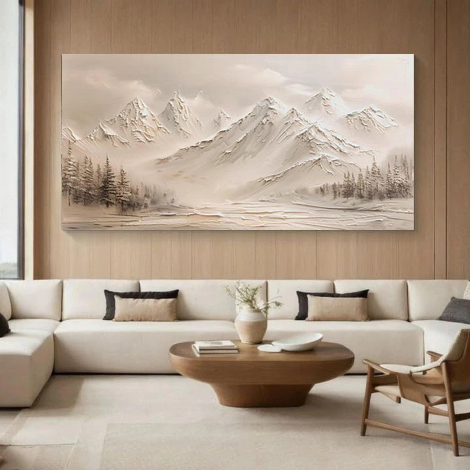 Abstract Mountain Textured Wall Art #WT230