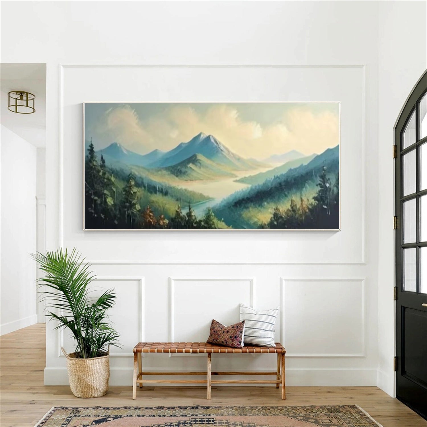 Abstract Mountain Wall Art #WT231