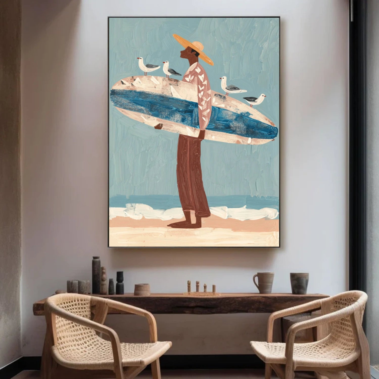 Abstract Portrait Wall Art #WP036