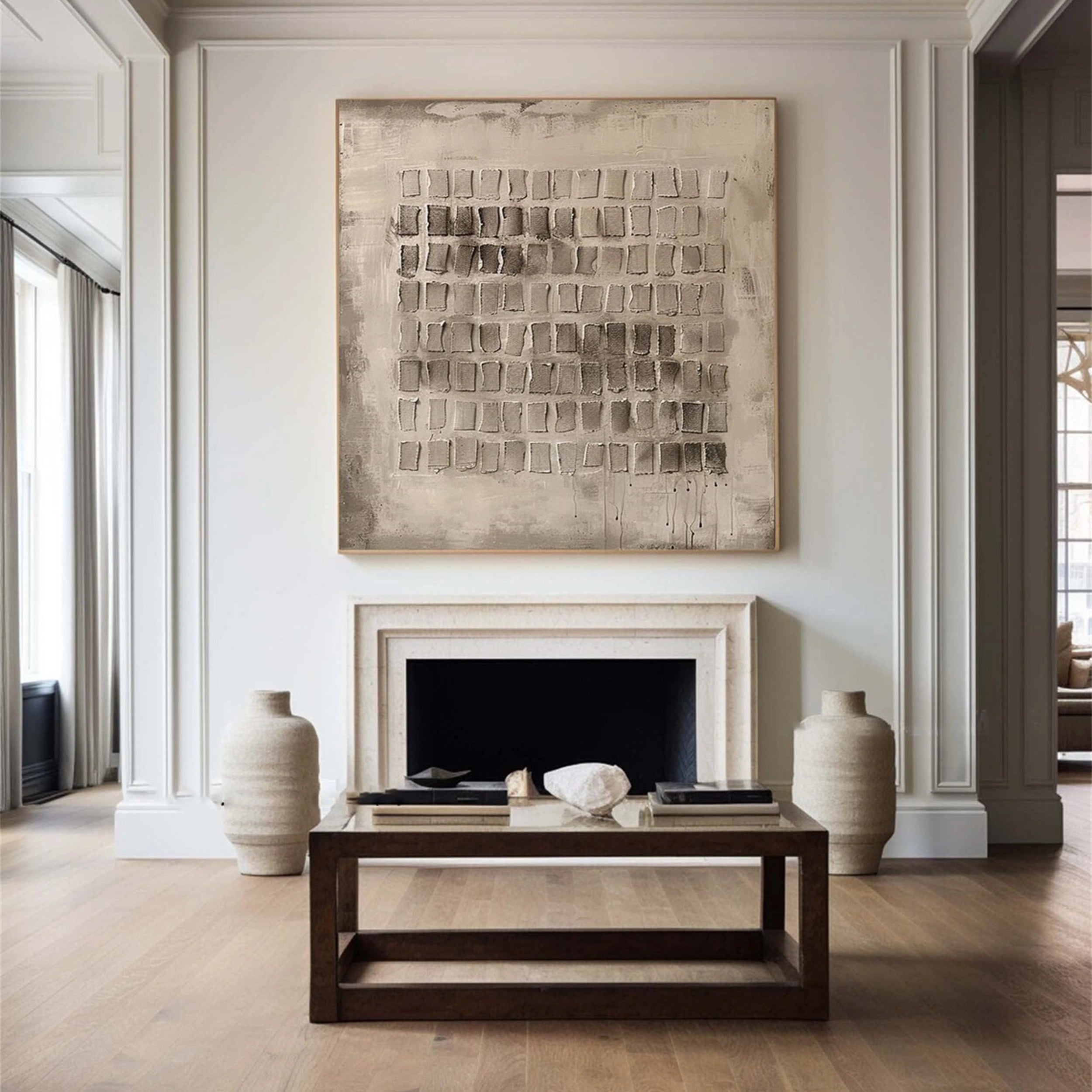 Wabi Sabi Abstract Wall Art #WA117