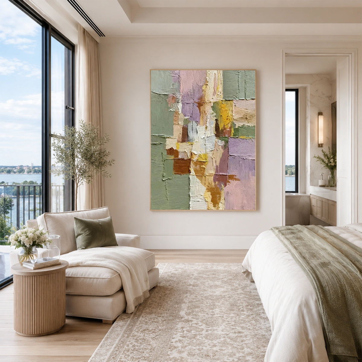 Abstract Textured Wall Art #AW286