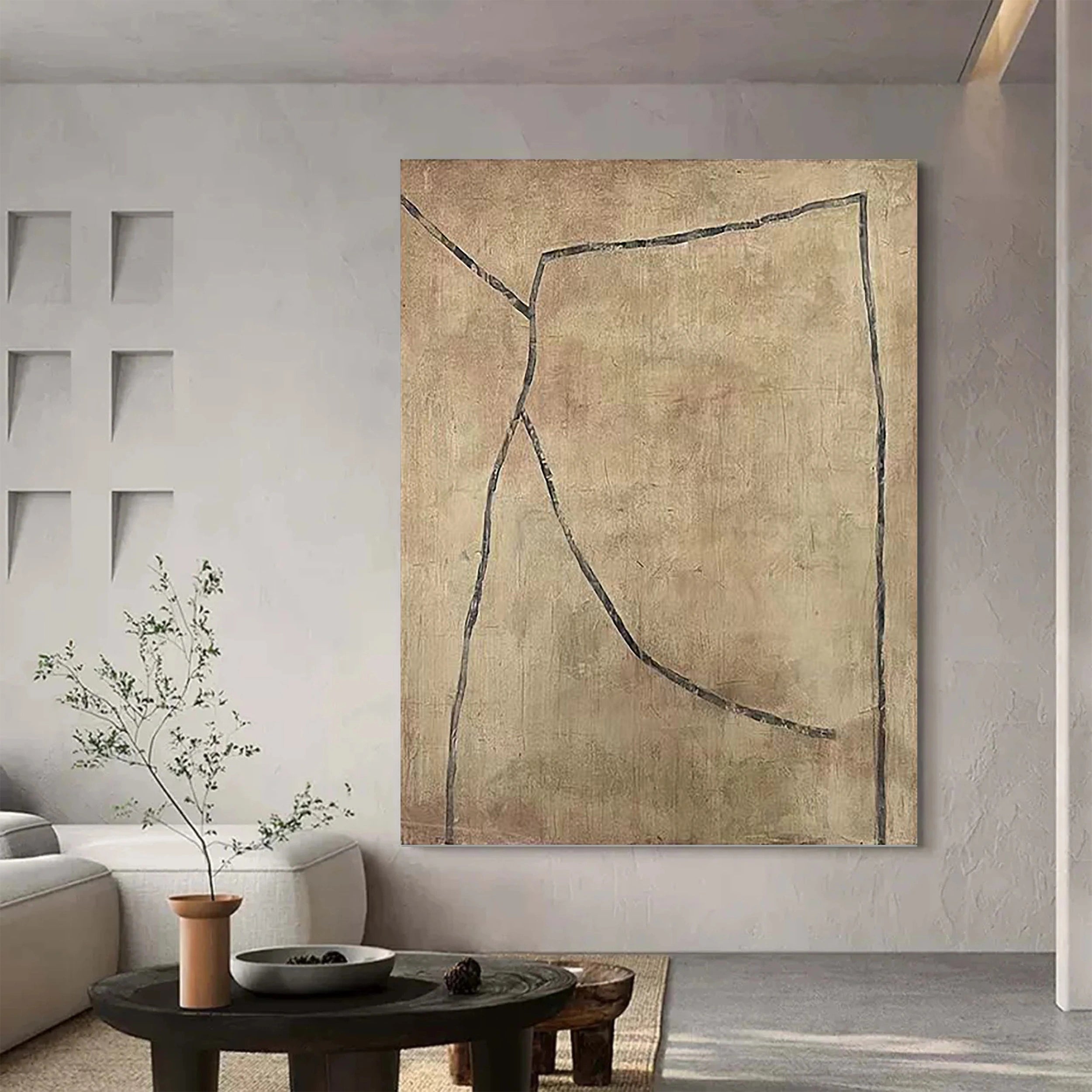 Wabi Sabi Abstract Wall Art #WA086