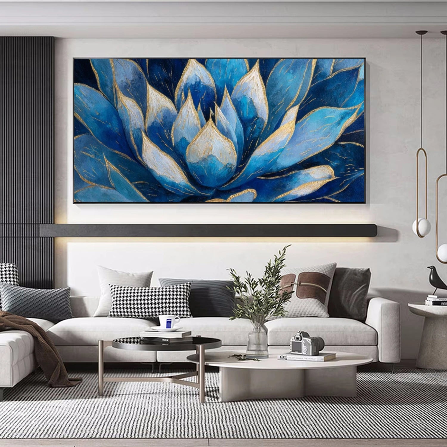 Tree And Flower Abstract Wall Art #TF210