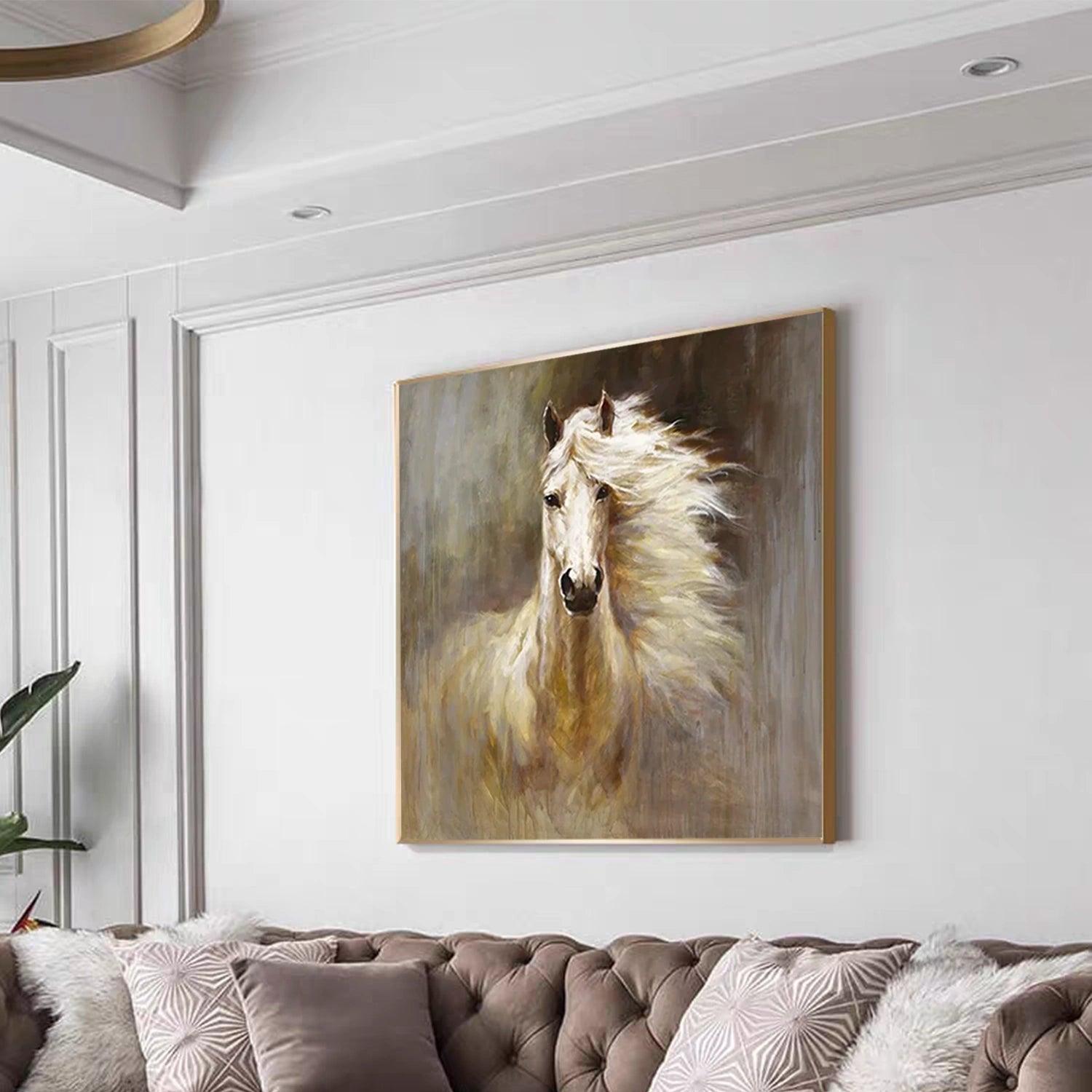Abstract Animal Art Horse Wall Art #AT012