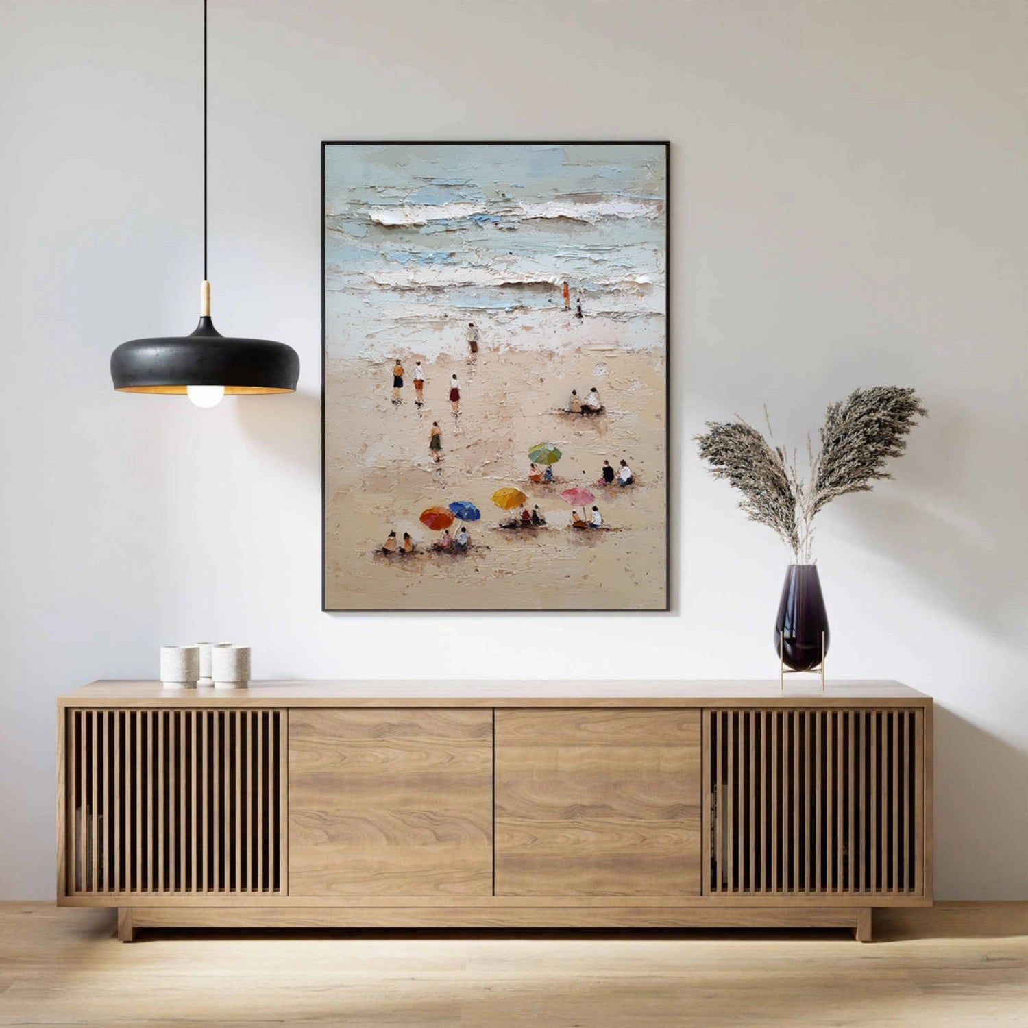 Sky And Ocean Abstract Wall Art #SO409