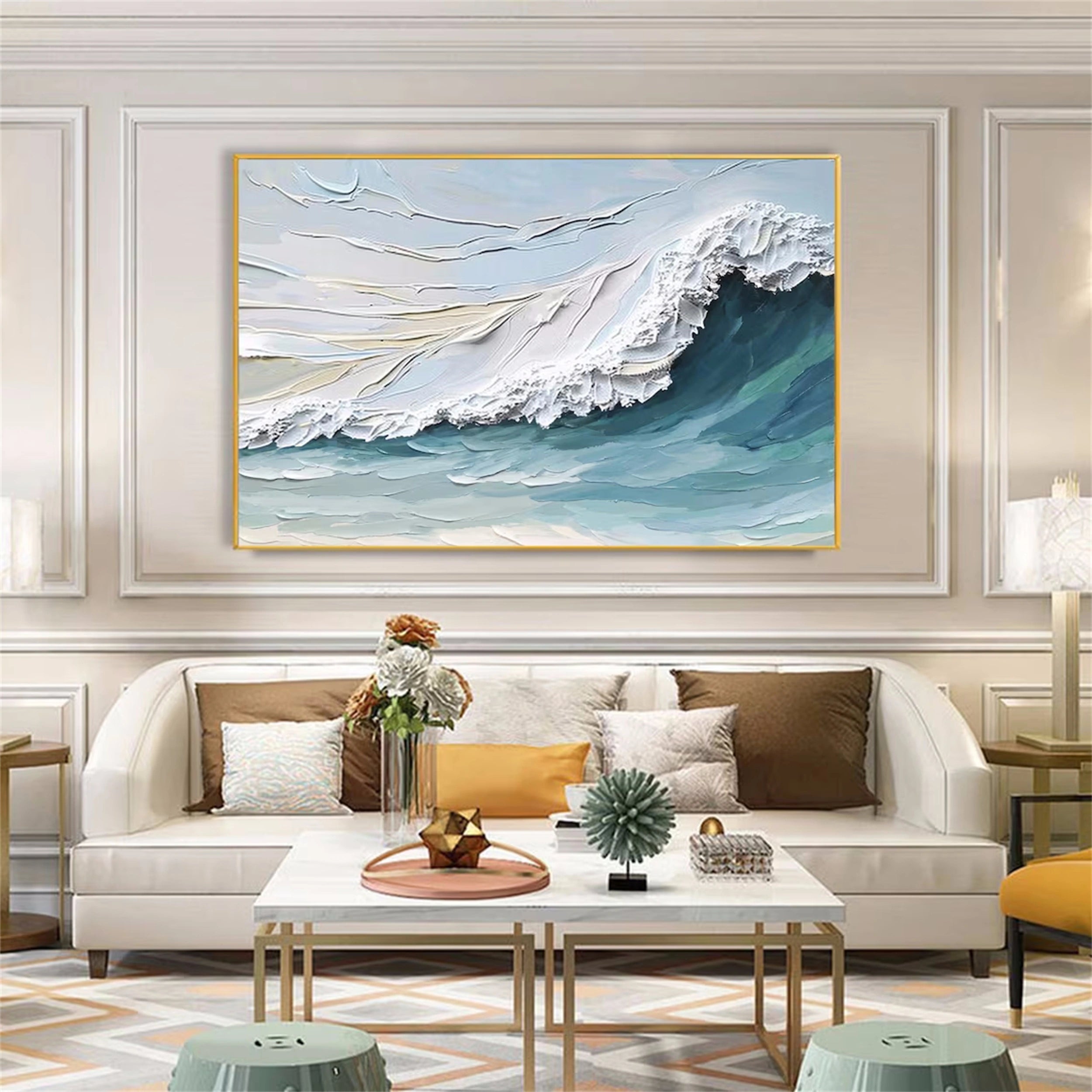 Sky And Ocean Painting #SO054