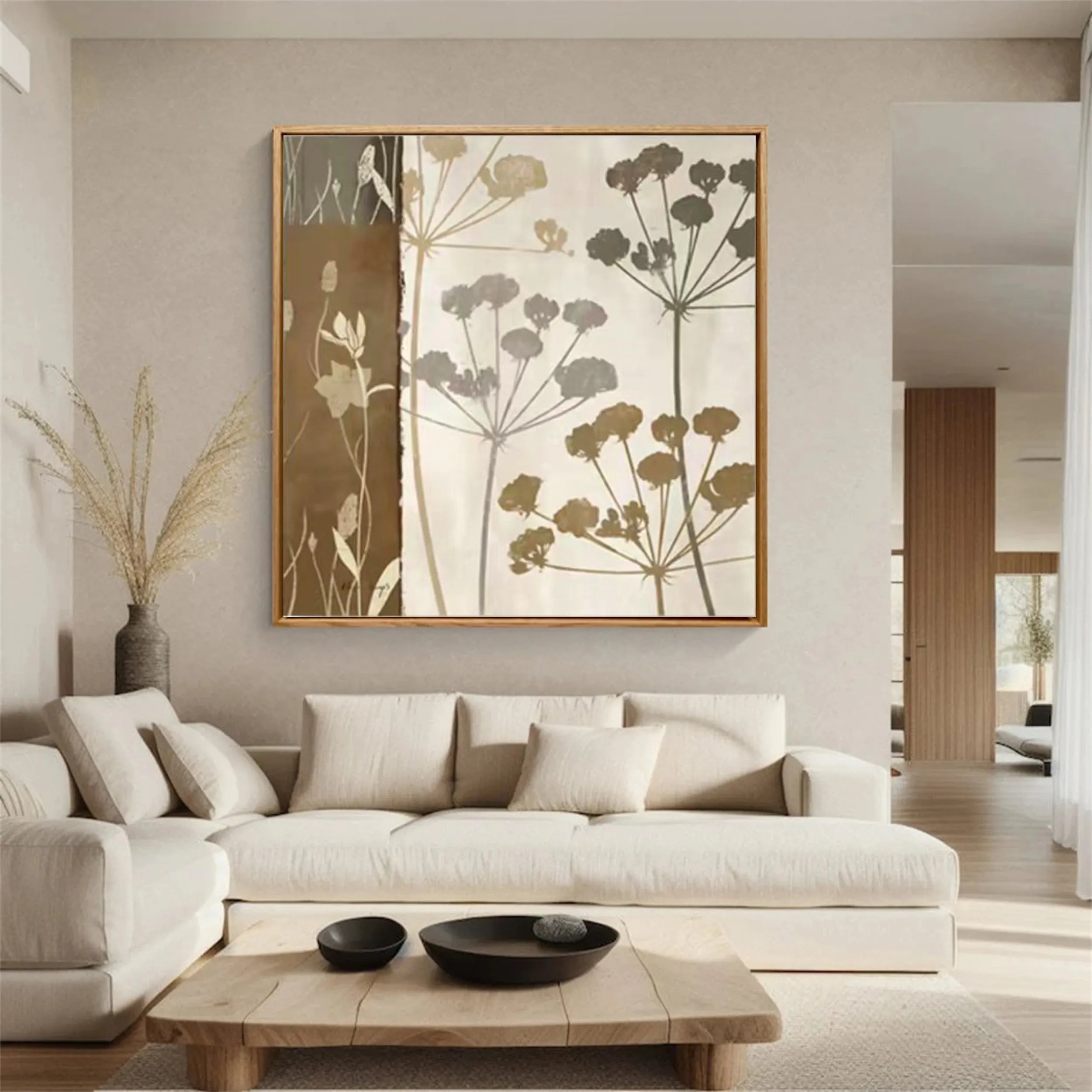 Colorful Tree And Flower Painting #TF046