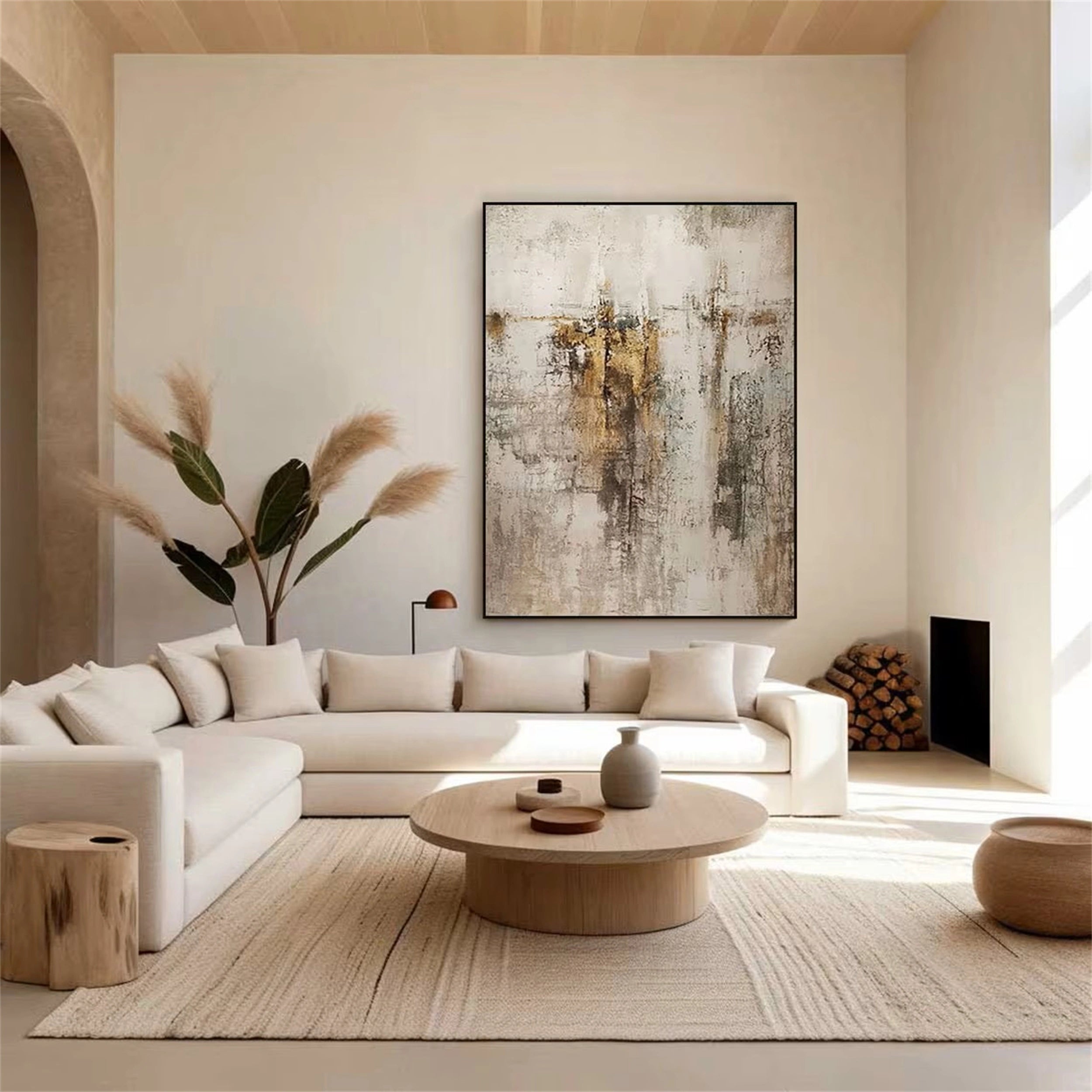 Wabi Sabi Abstract Wall Art #WA118