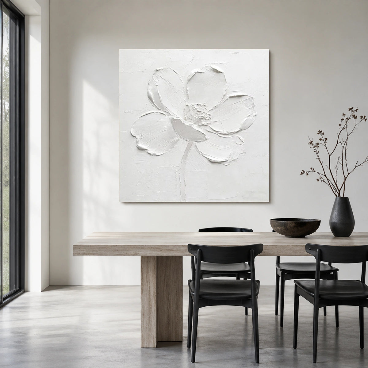 Tree And Flower Abstract Wall Art #TF232