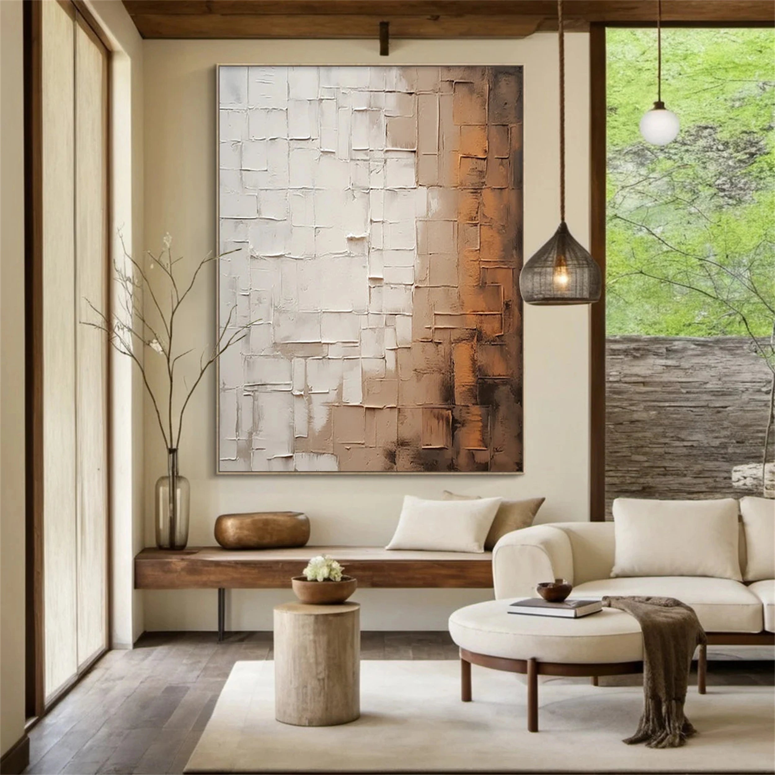 Wabi Sabi Abstract Wall Art #WA119