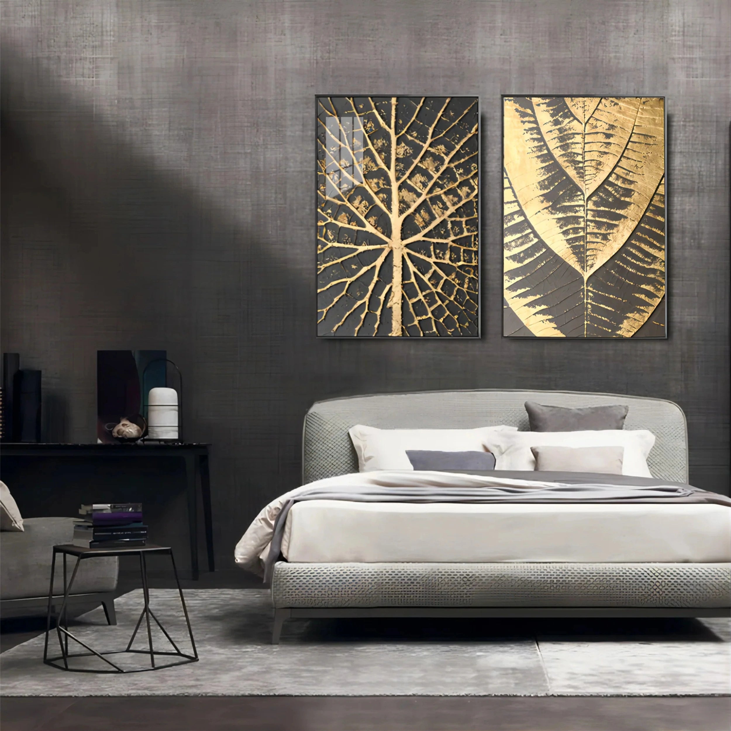 Wabi Sabi Abstract Wall Art Set of 2 #WA059