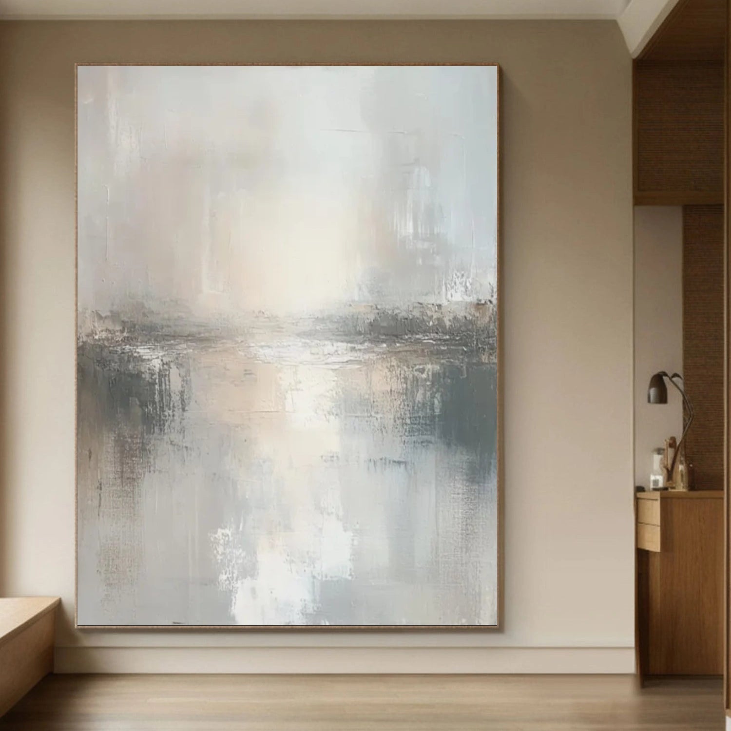 Wabi Sabi Abstract Canvas Art #WA216