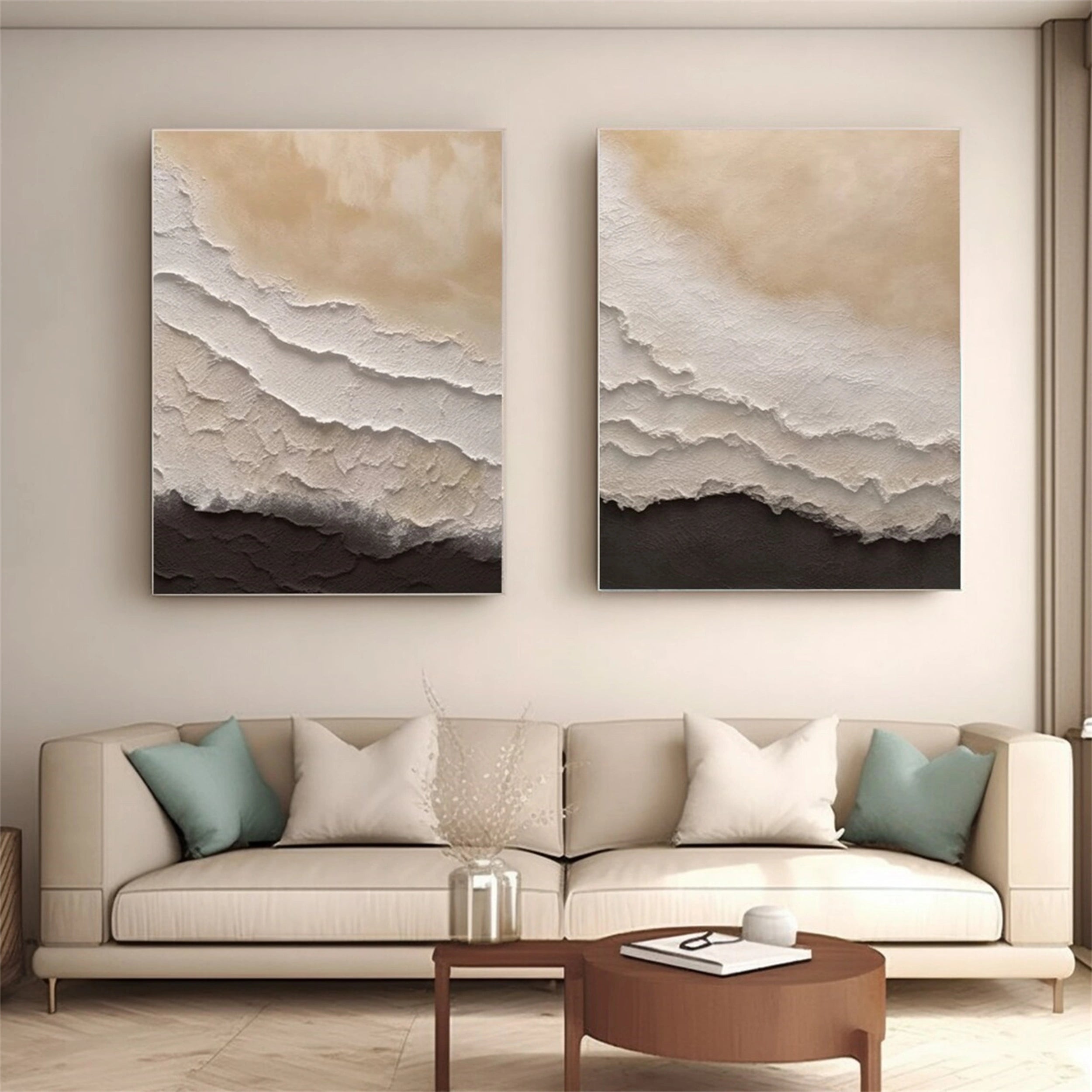 Sky And Ocean Painting Set of 2 #SO021