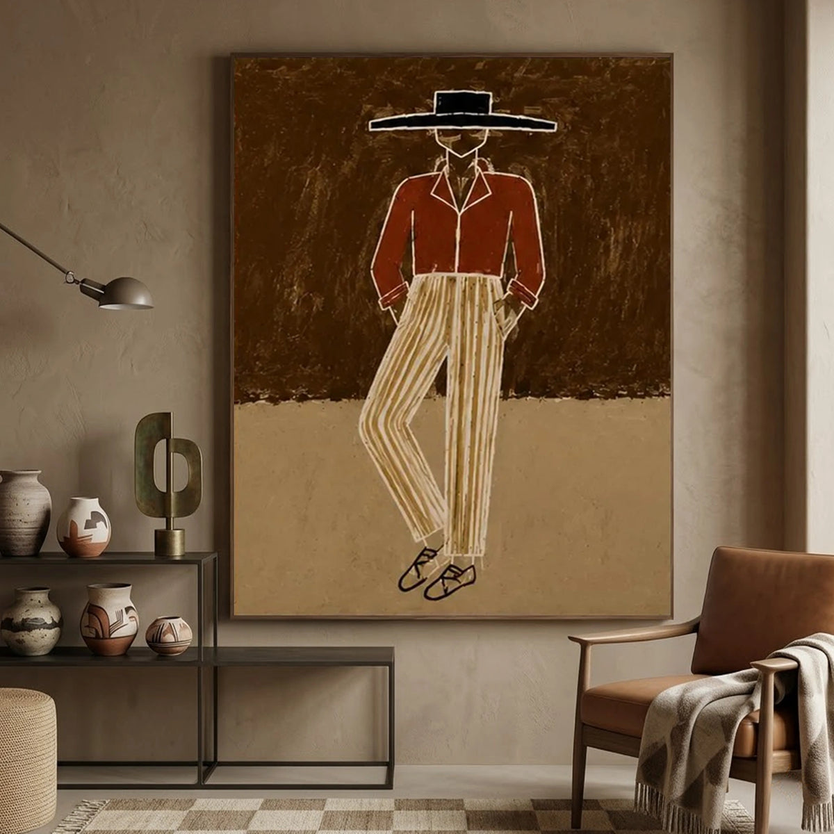 Abstract Portrait Wall Art #WP040