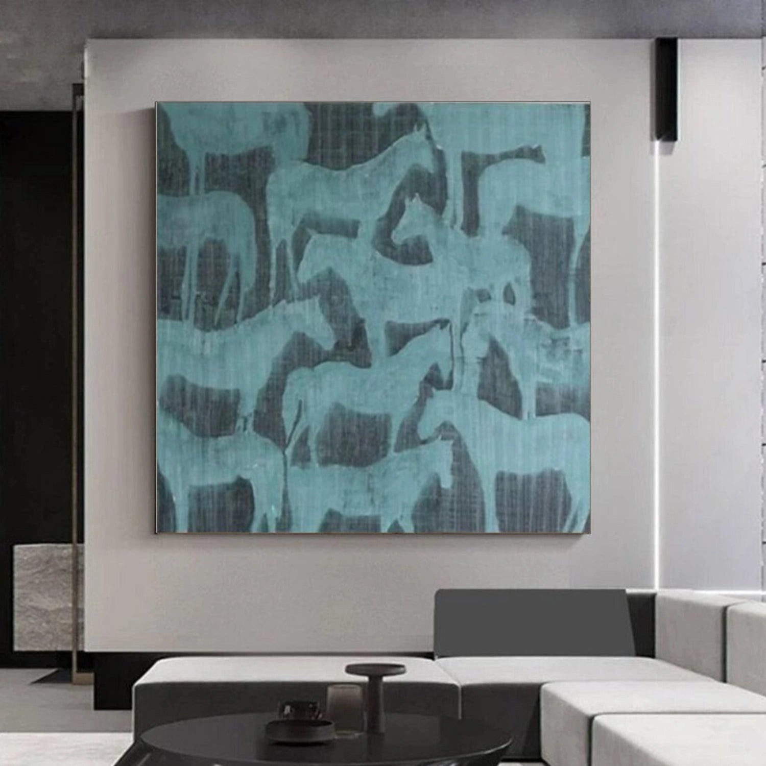 Abstract Animal Horse Wall Art #AT066