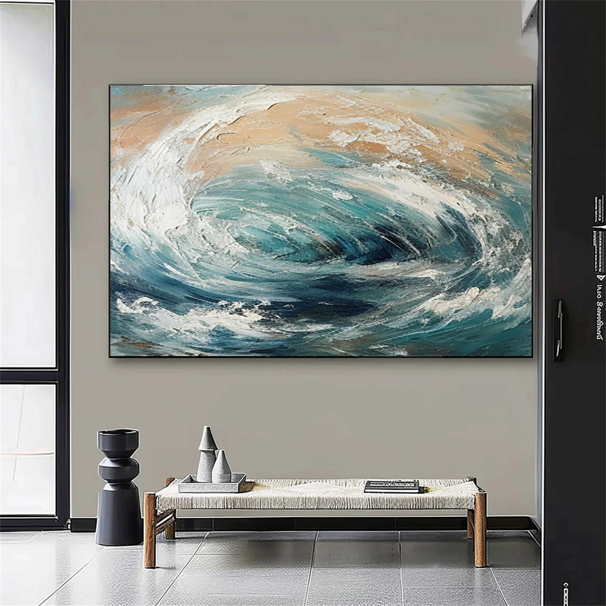 Sky And Ocean Painting #SO095