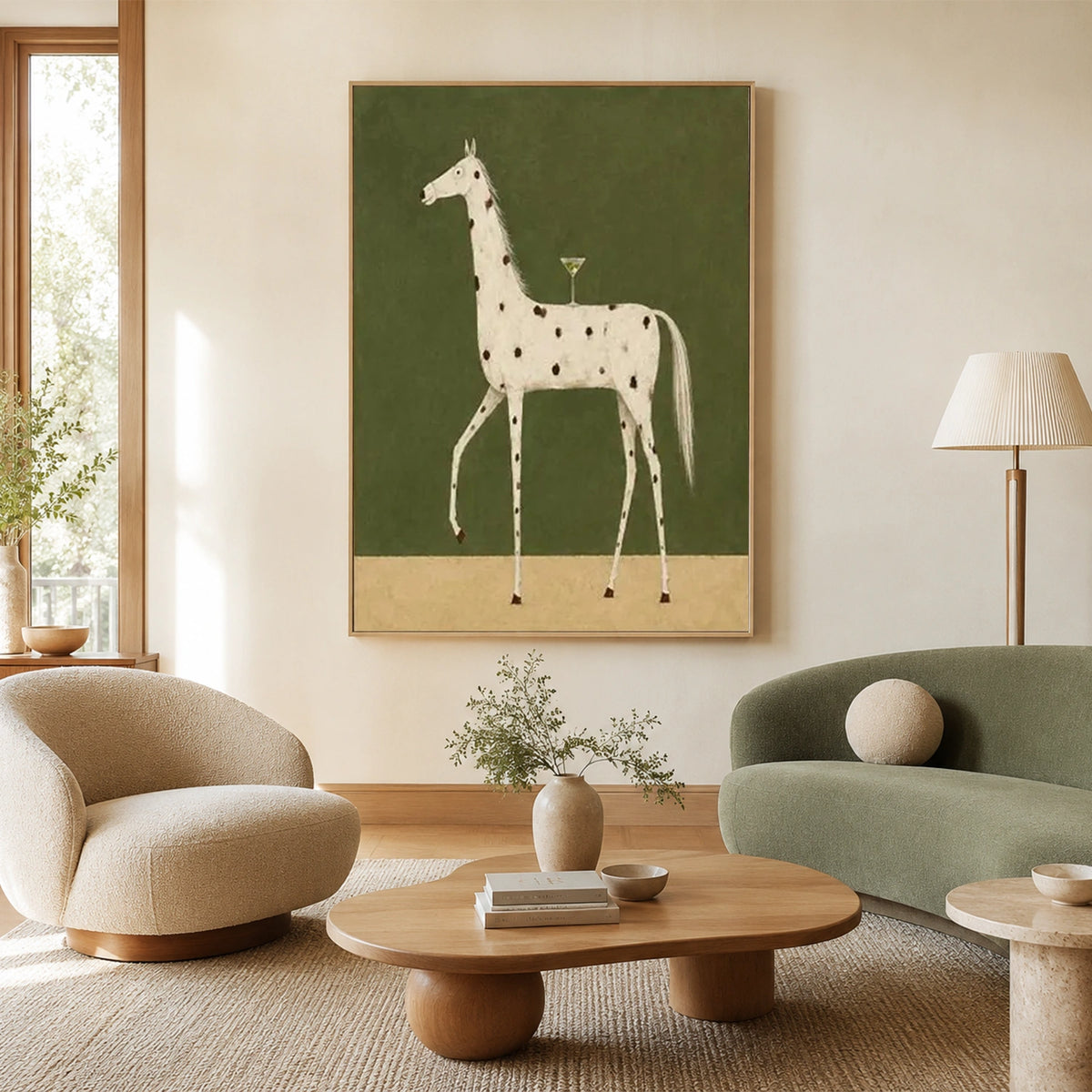 Abstract Animal Art Horse Wall Art #AT100