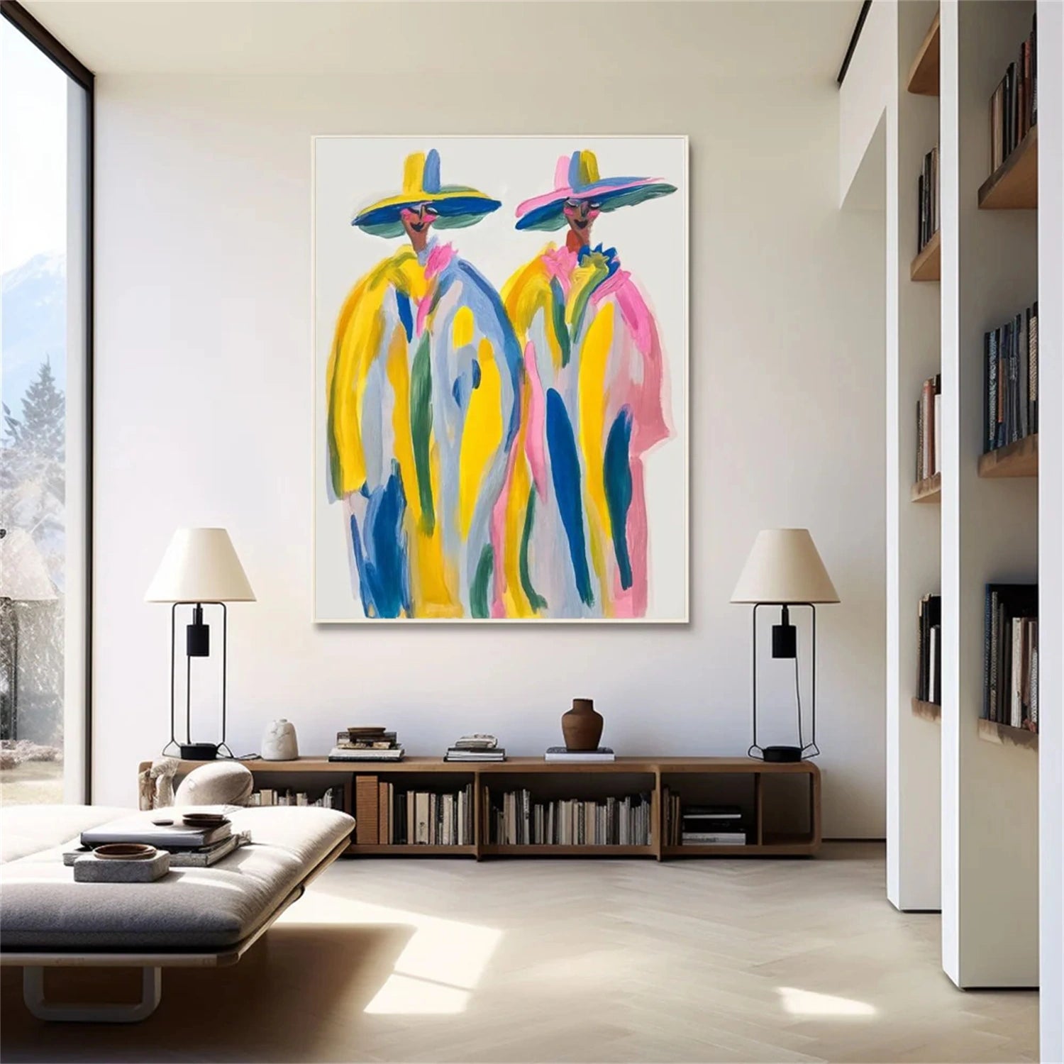 Abstract Portrait Wall Art #WP020